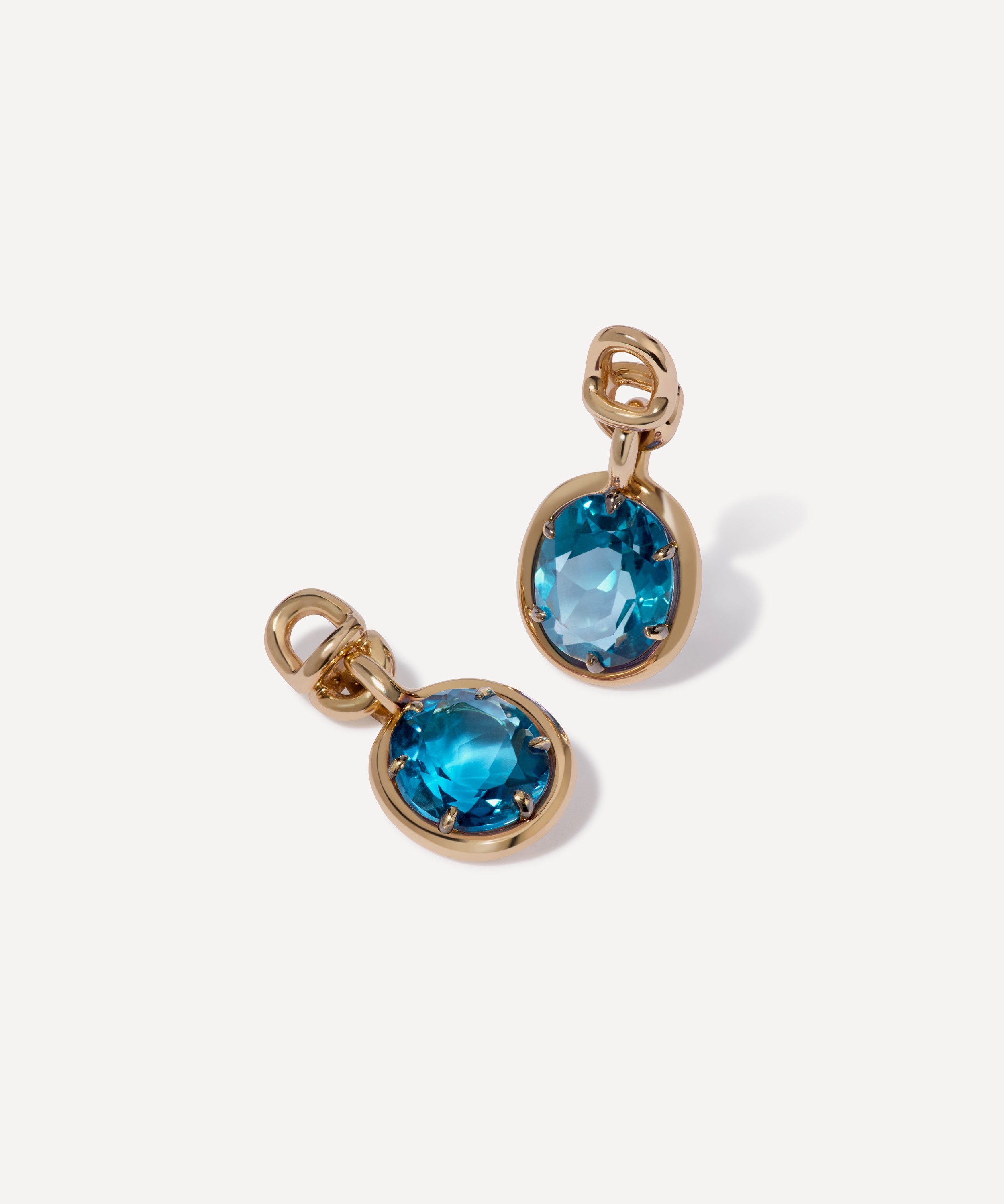 Annoushka - 14ct Gold Blue Topaz Earring Drops image number 0