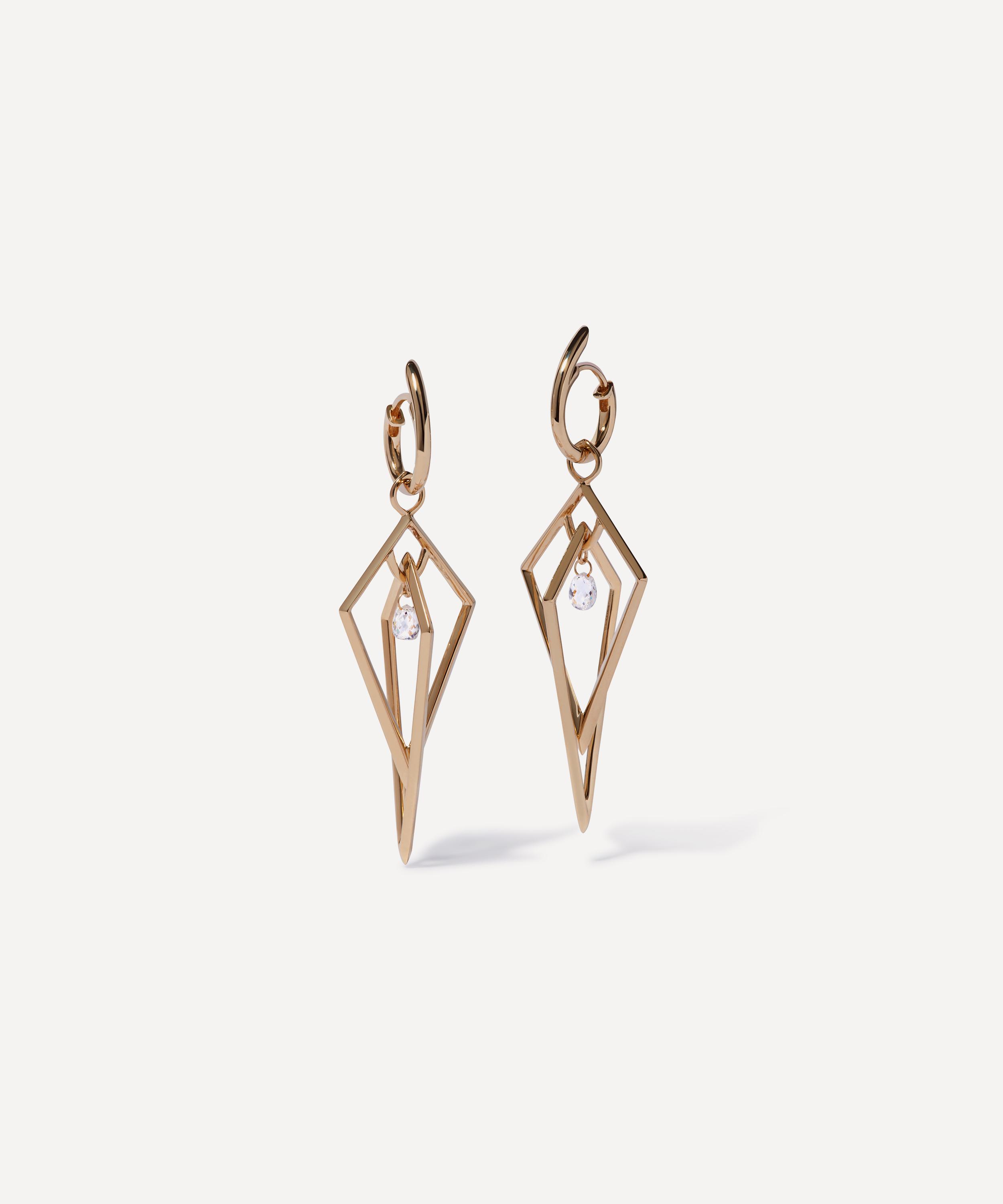 Annoushka - 18ct Gold Vertex Drop Earrings image number 0