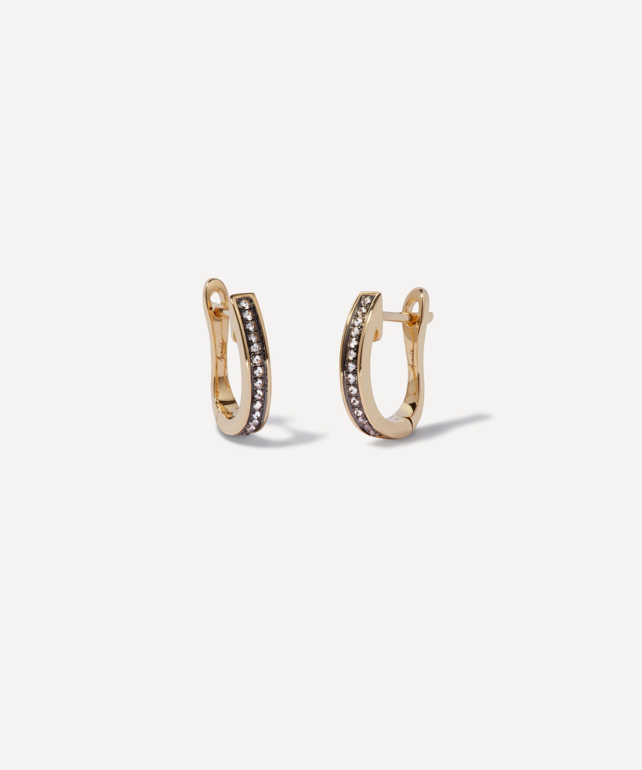 Annoushka - 18ct Gold Eclipse Porcupine Hoop Earrings image number 0