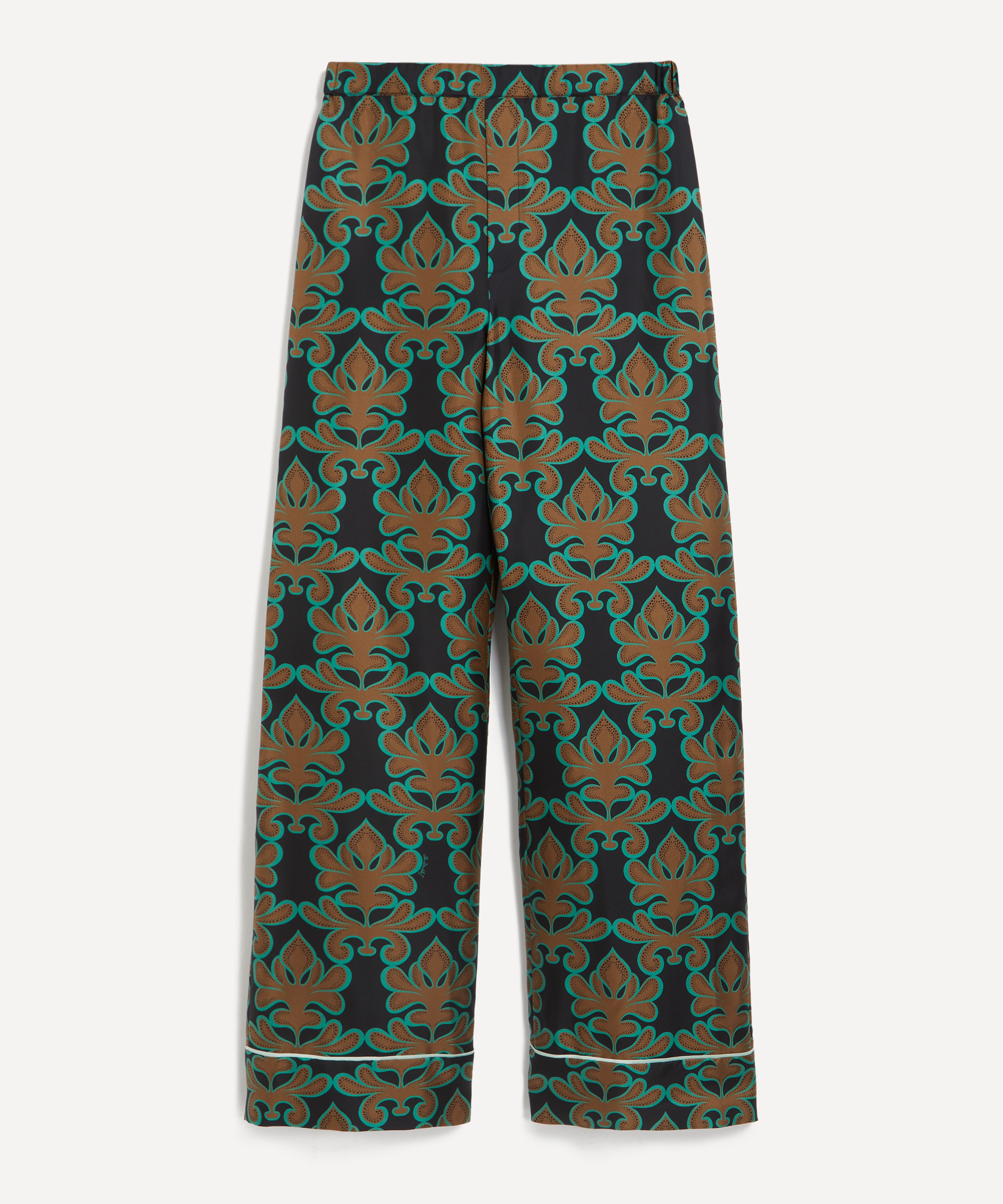 La DoubleJ - Silk Twill Pyjama Trousers image number 0