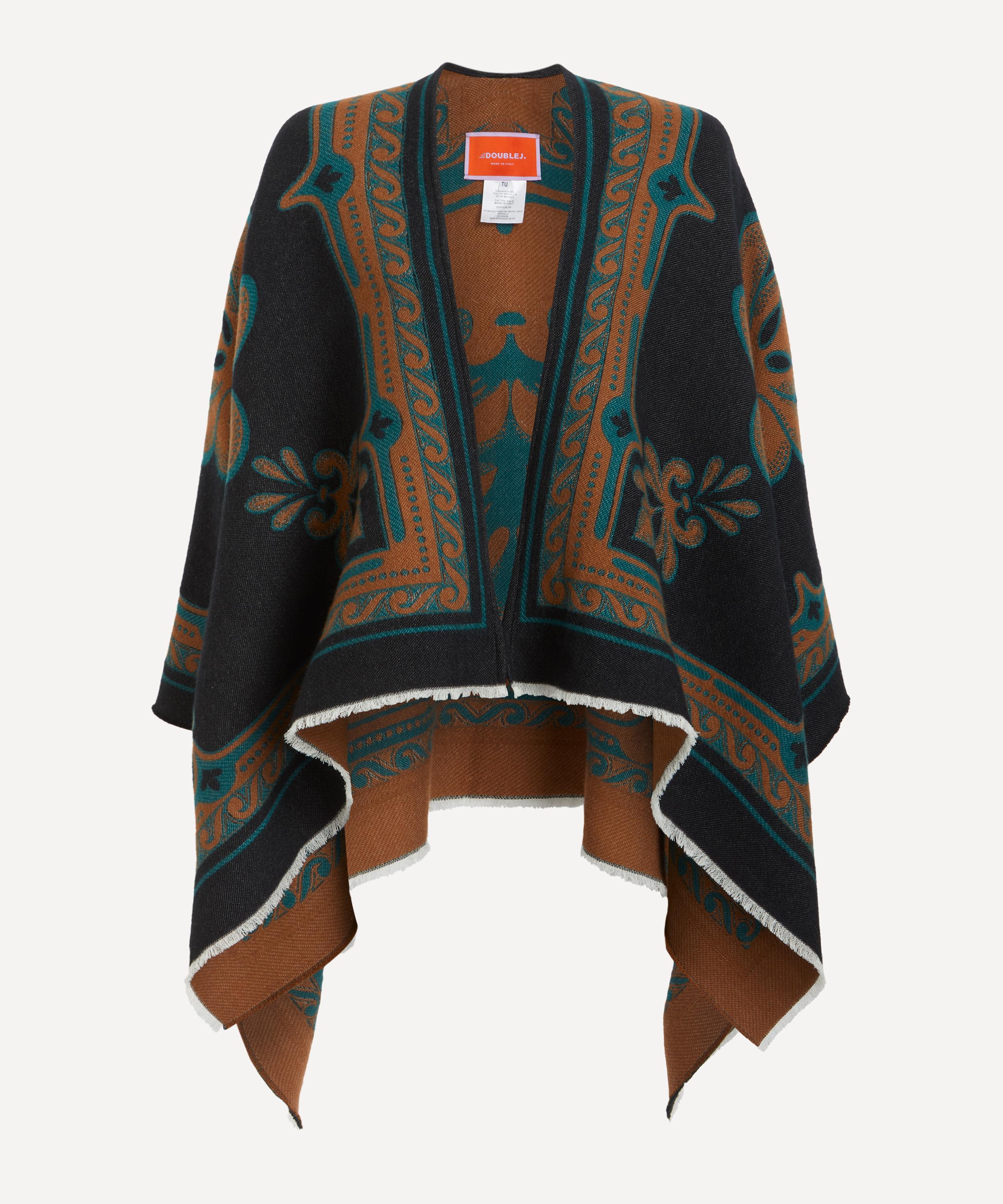 La DoubleJ - Herald Wool-Silk Poncho image number 0