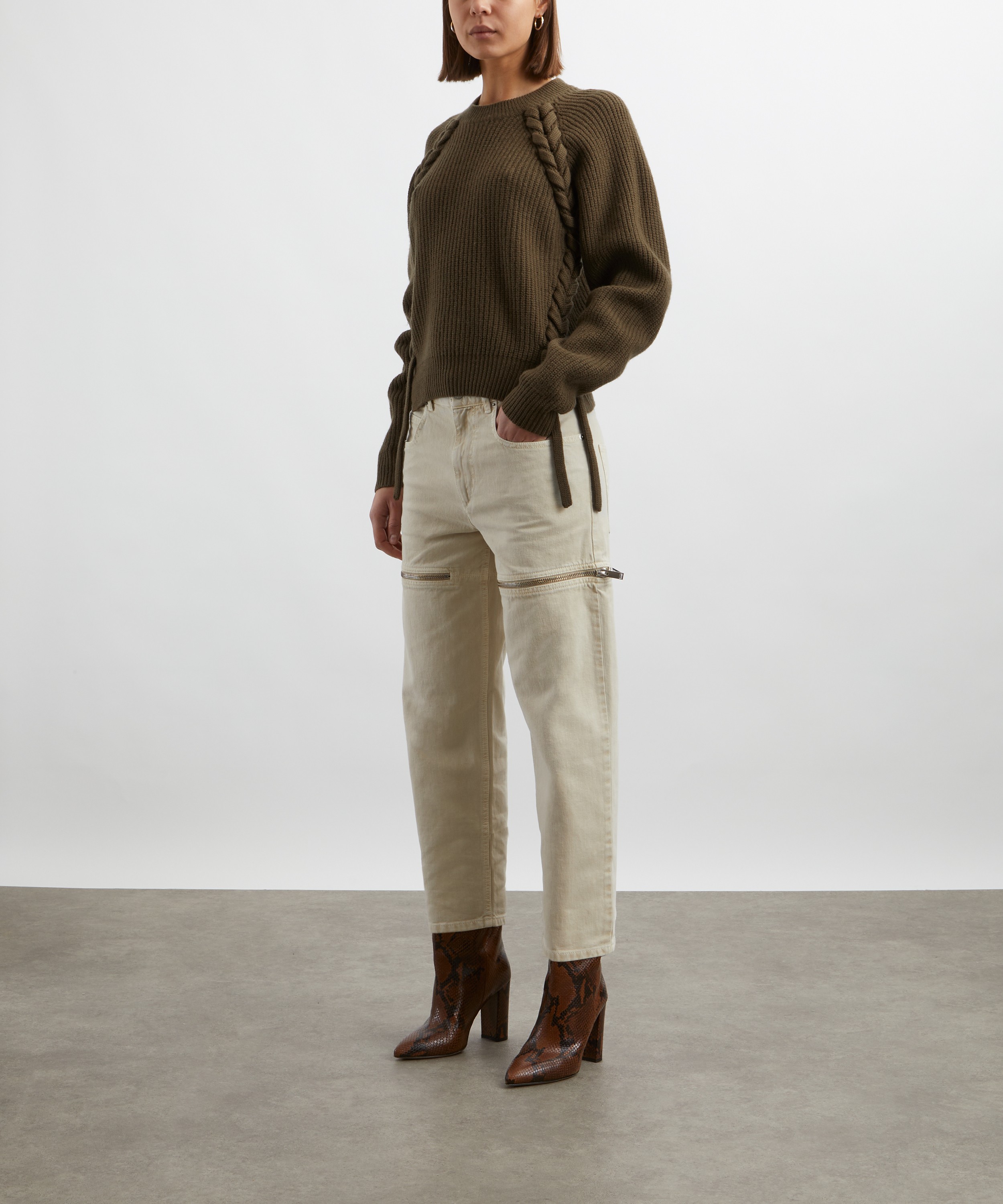 Isabel Marant - Noelia Braided Merino Wool Jumper image number 1