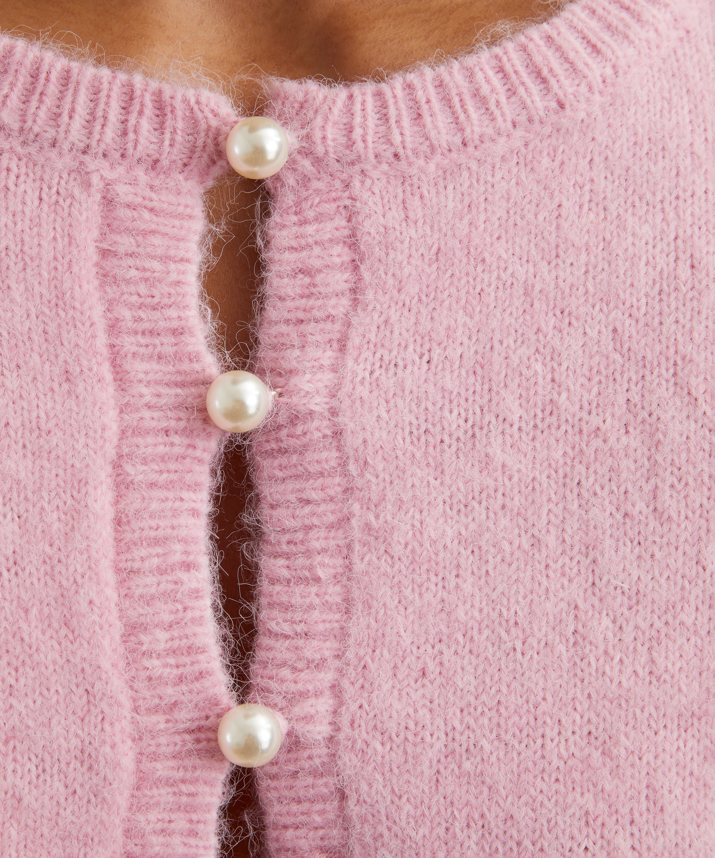 KITRI - Caramel Pink Knit Cardigan image number 4