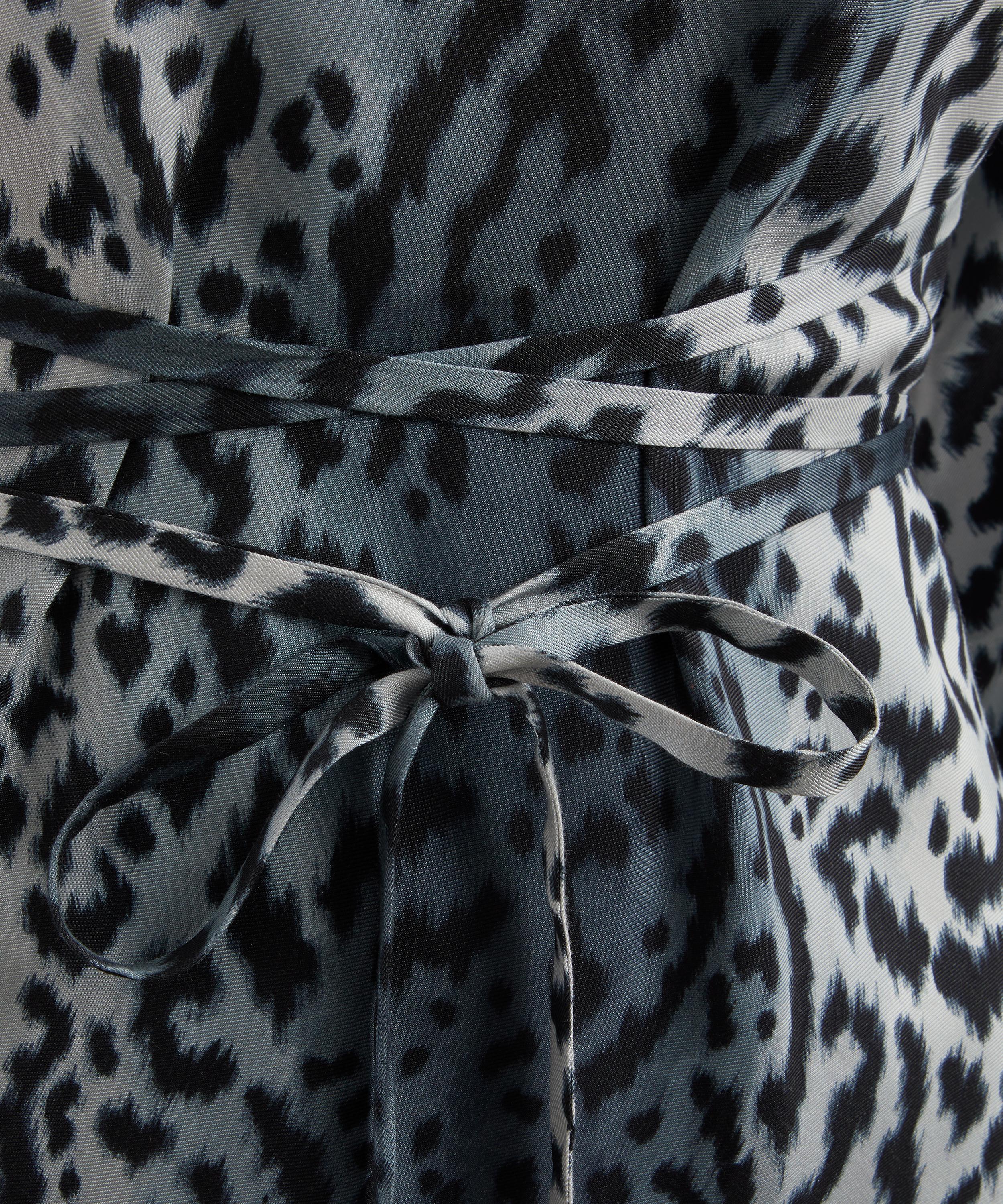 KITRI - Alexa Snow Leopard Print Dress image number 4