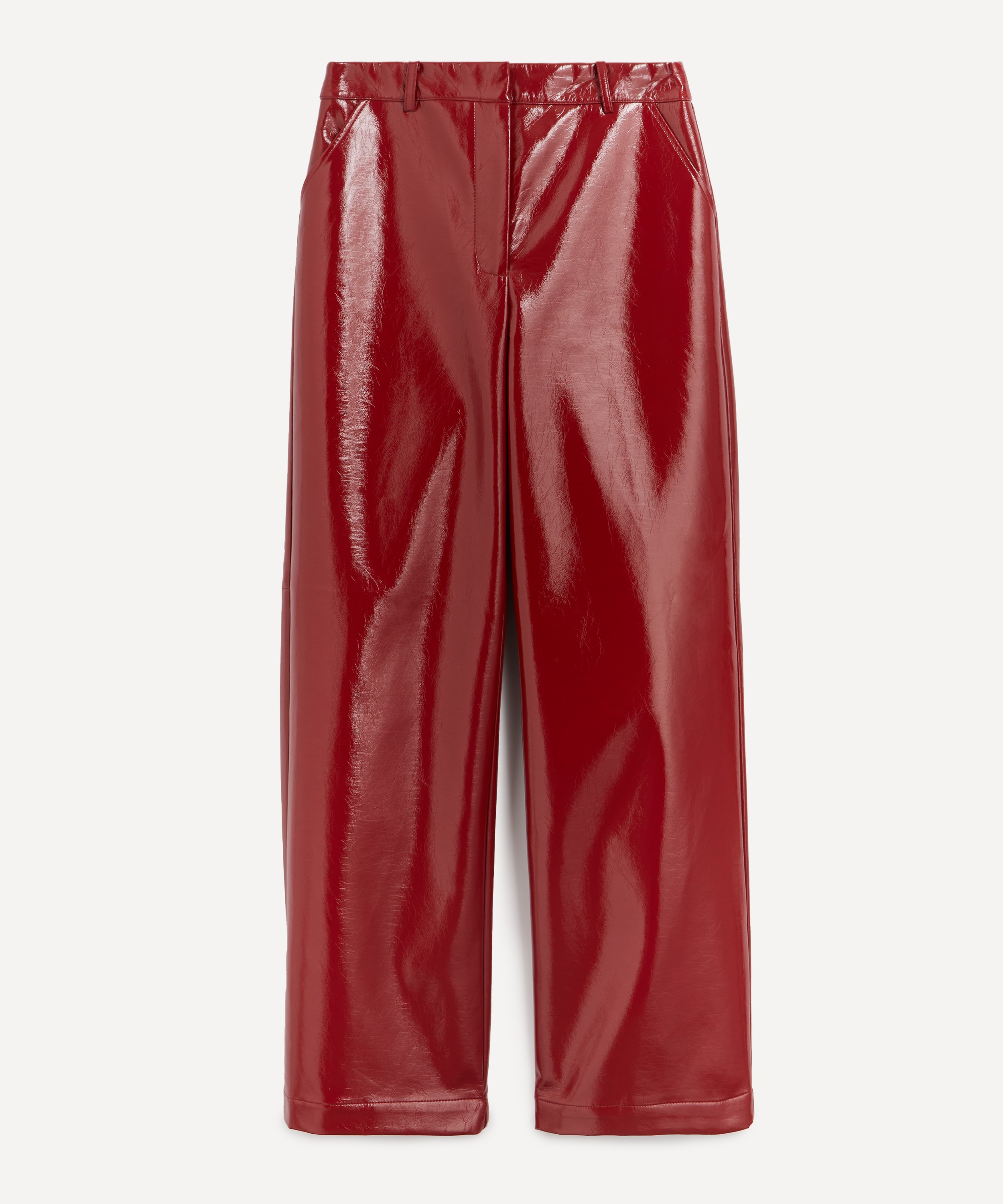 KITRI - Remi Red Vinyl Trousers image number 0