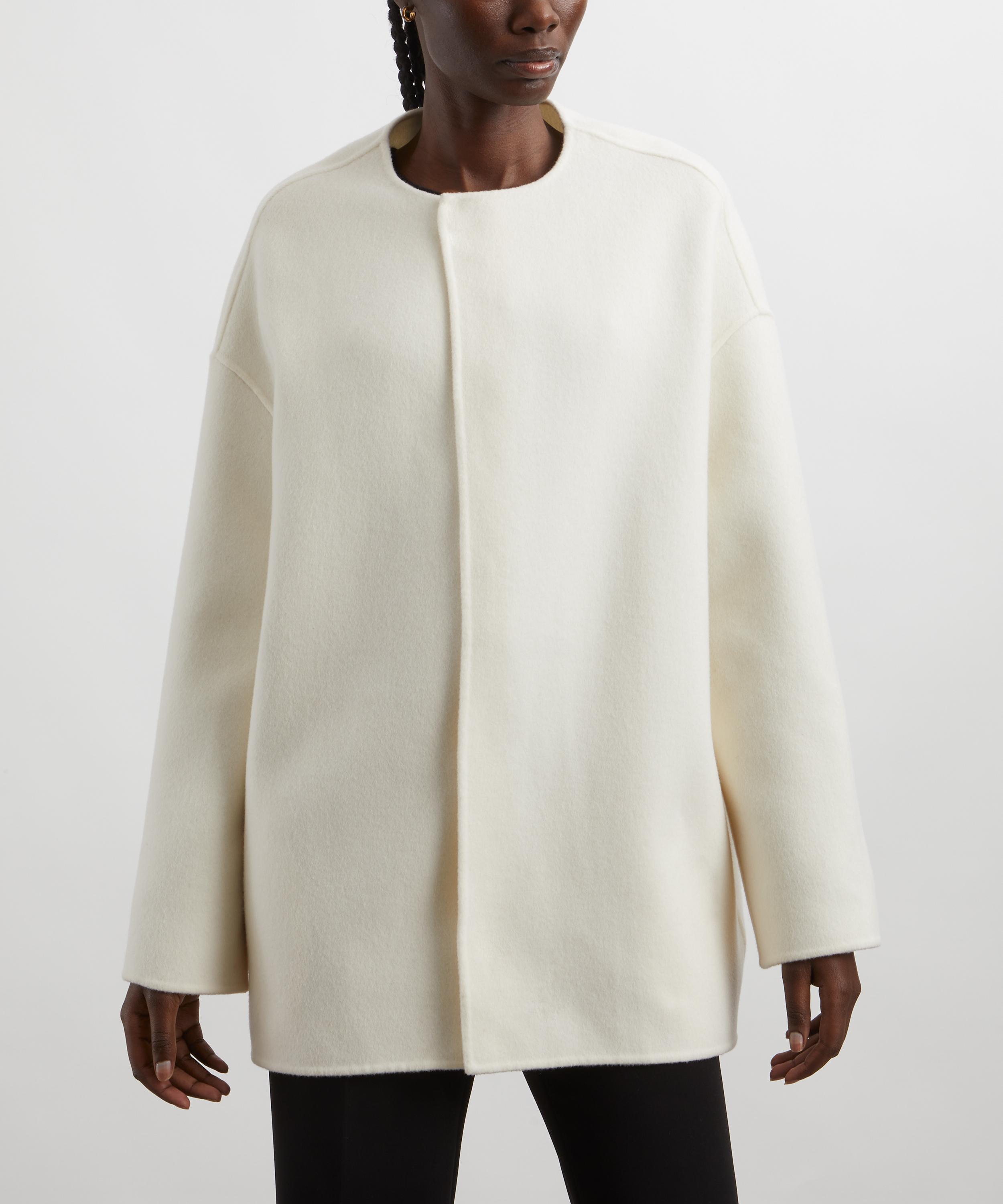 Loulou Studio - Gio Wool-Cashmere Short Coat image number 2