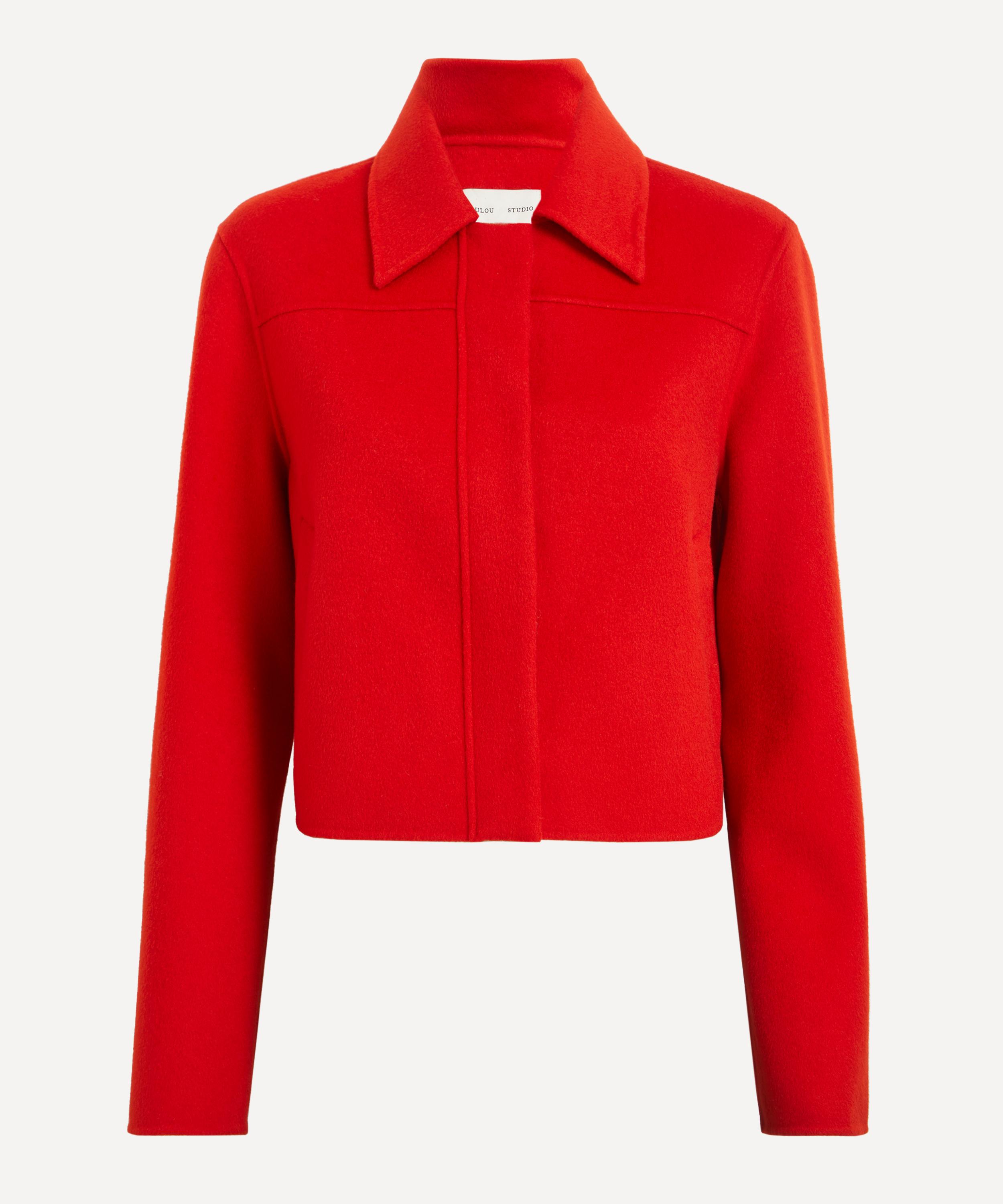 Lausanne Wool Short Coat（ノーカラーコート）｜Her lip to