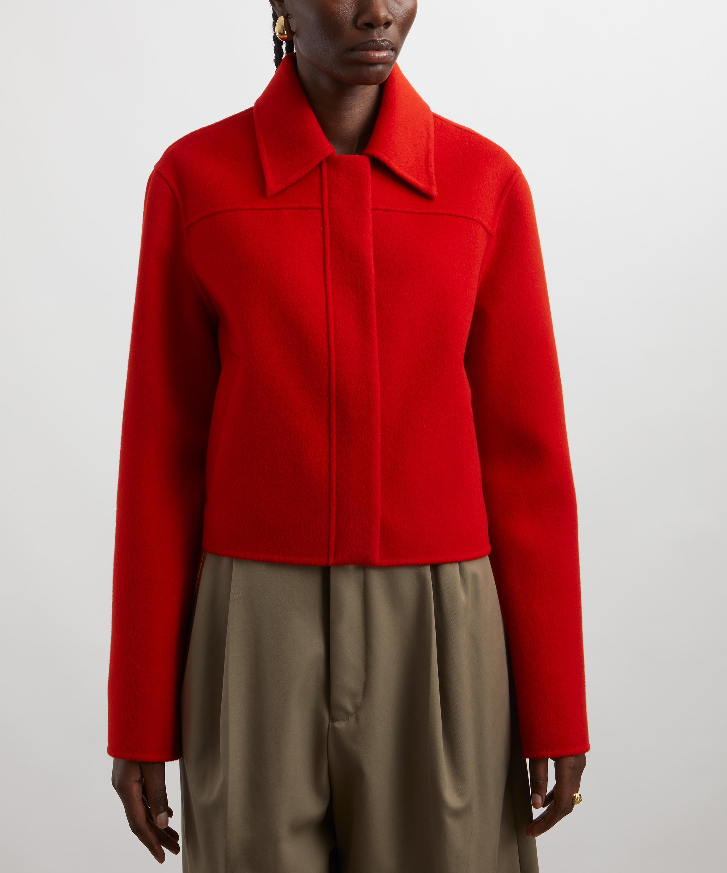 Loulou Studio - Zhanna Wool-Cashmere Short Boxy Coat image number 2