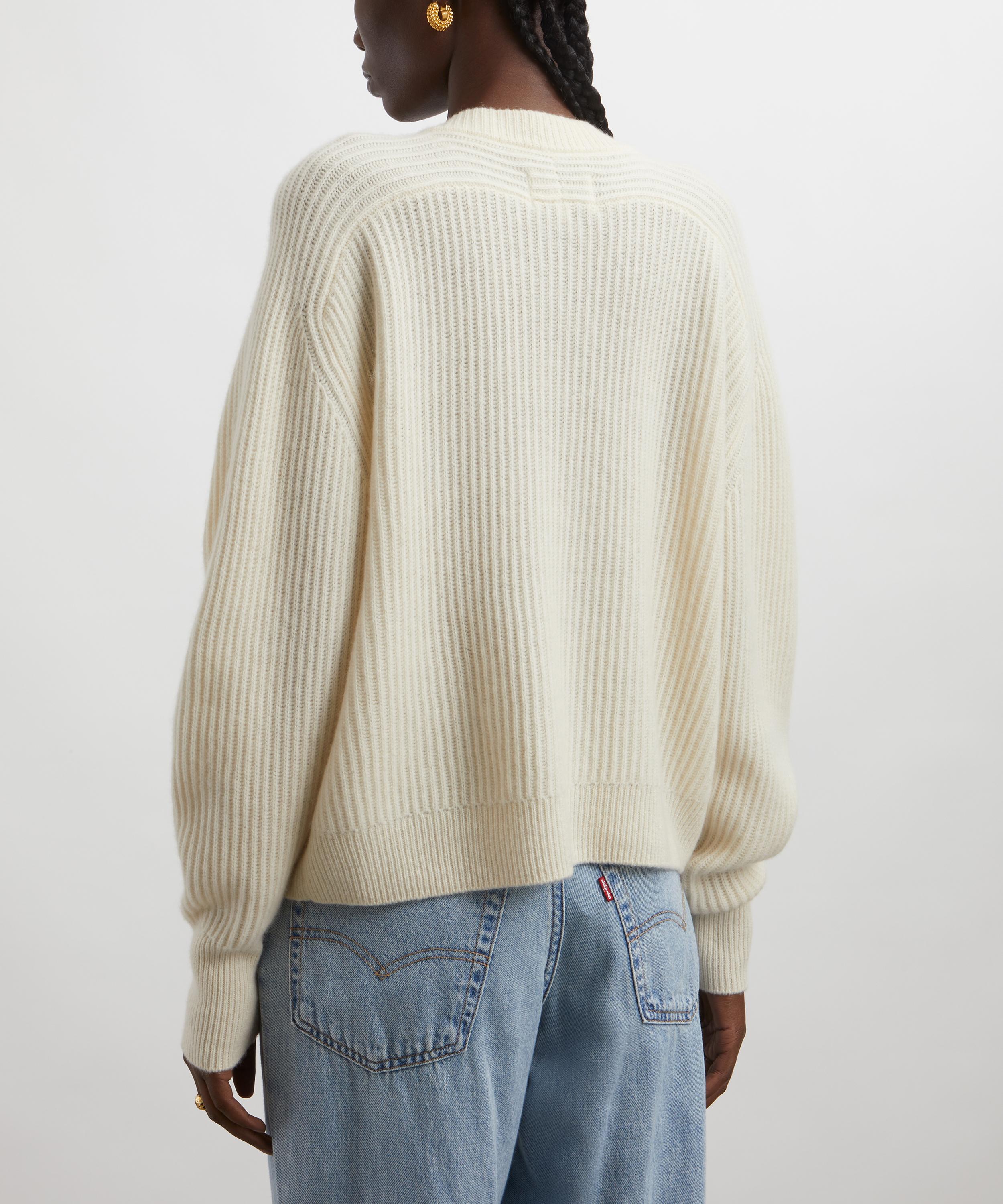 Loulou Studio - Bastia Oversized Cashmere Cardigan image number 3