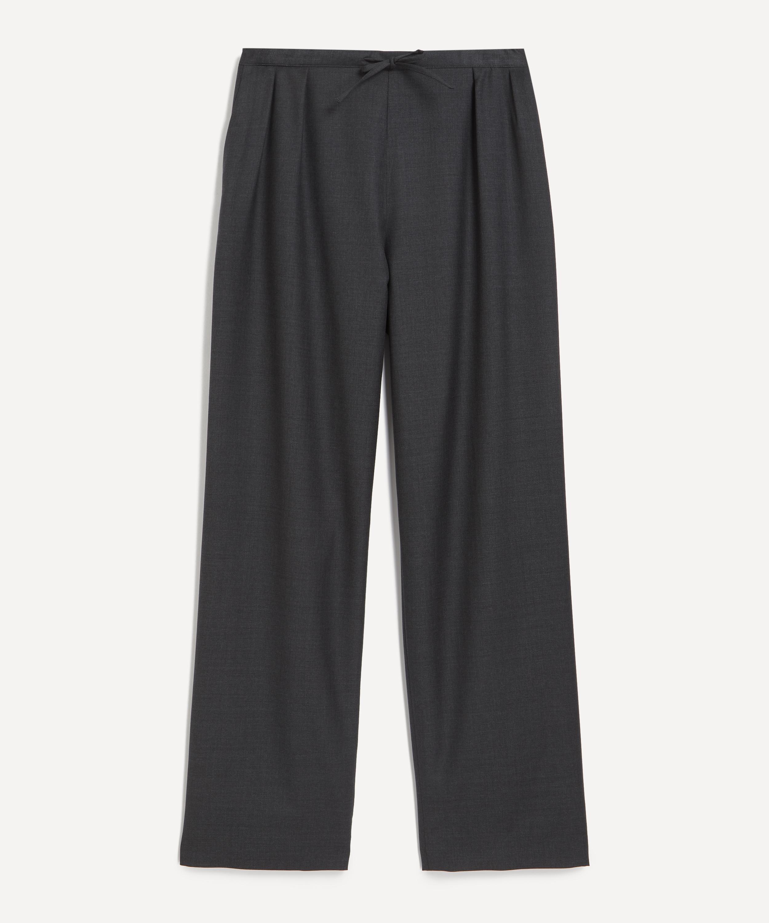 Loulou Studio - Cove Wool-Twill Wide-Leg Trousers image number 0