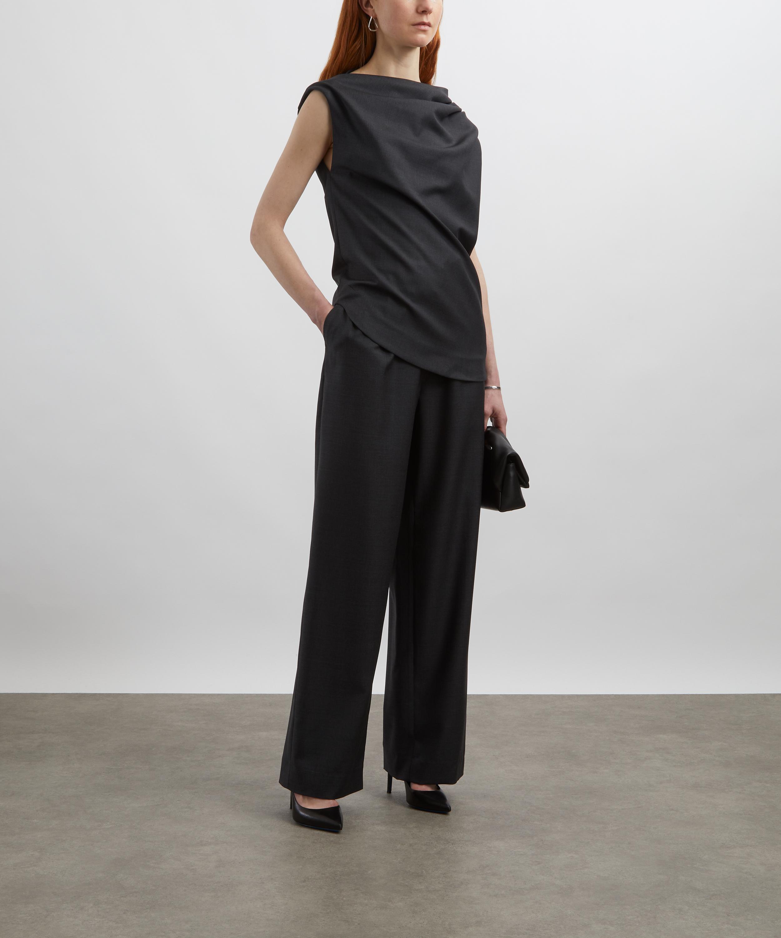 Loulou Studio - Cove Wool-Twill Wide-Leg Trousers image number 1