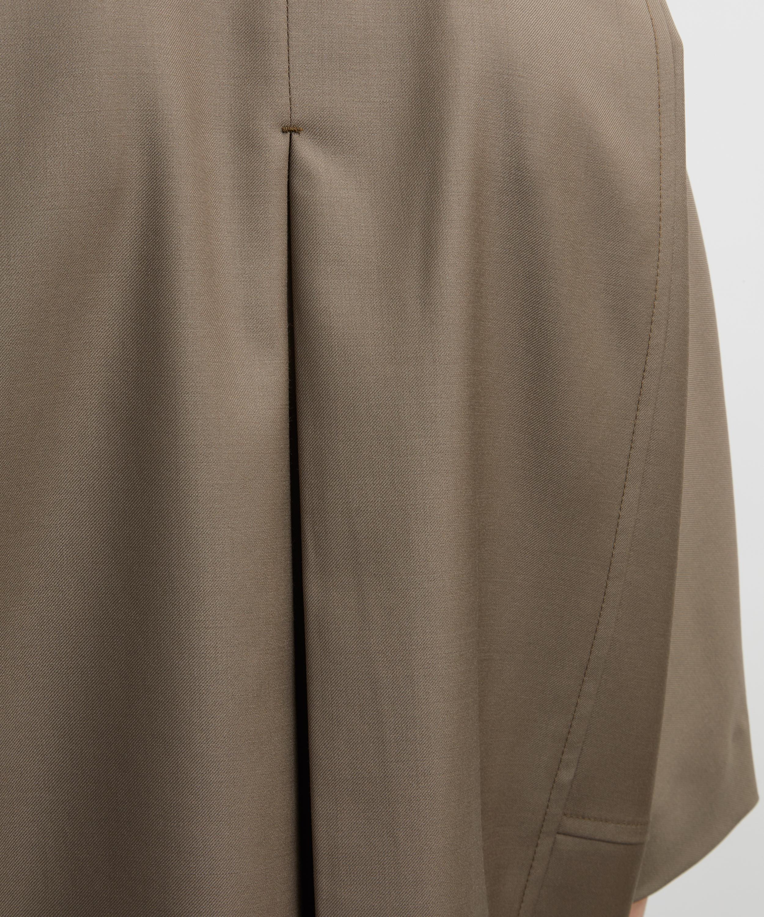 Loulou Studio - Aylin Khaki Wool Shirt image number 4