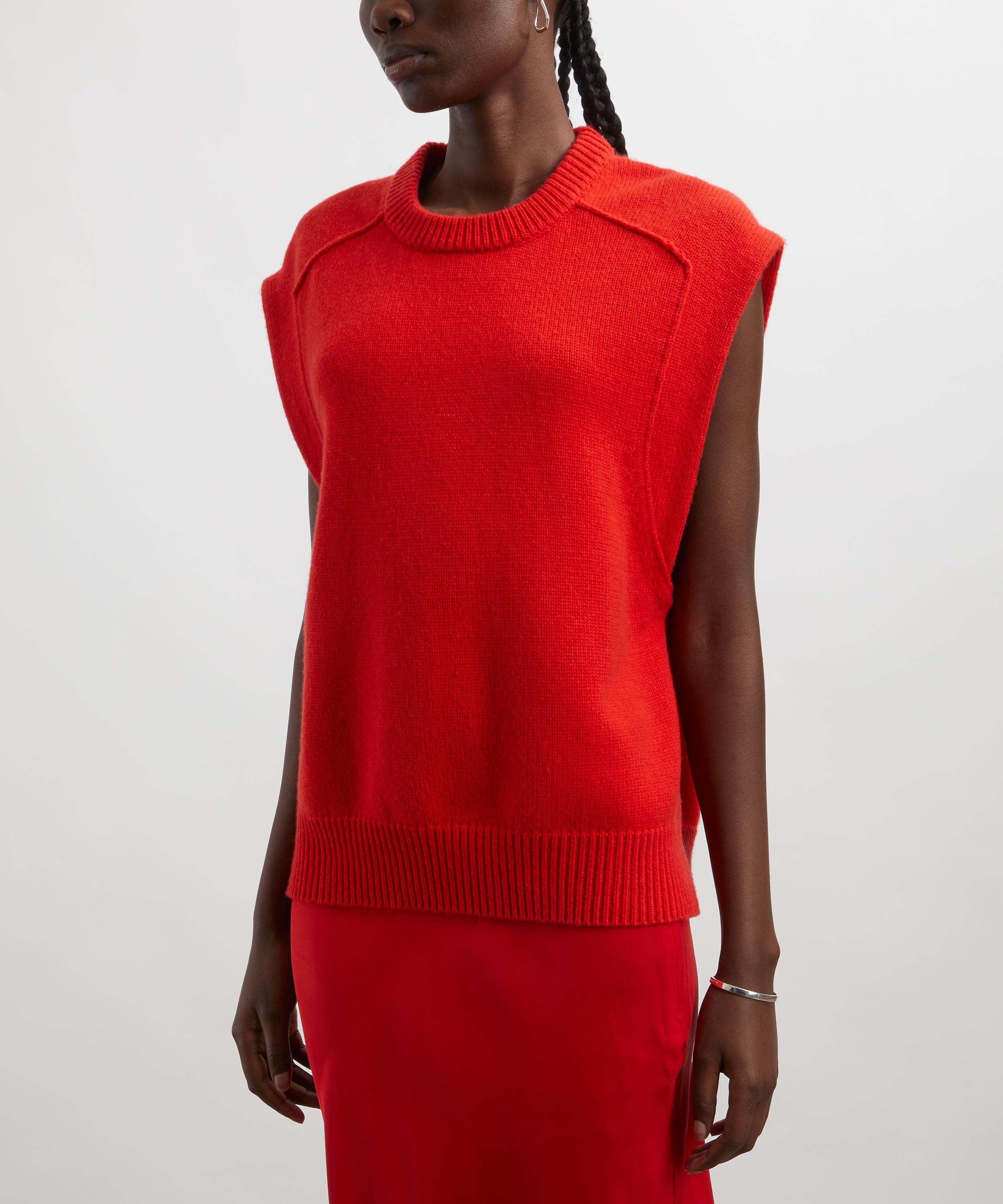 Loulou Studio - Mari Wool-Cashmere Sleeveless Boxy Top image number 2