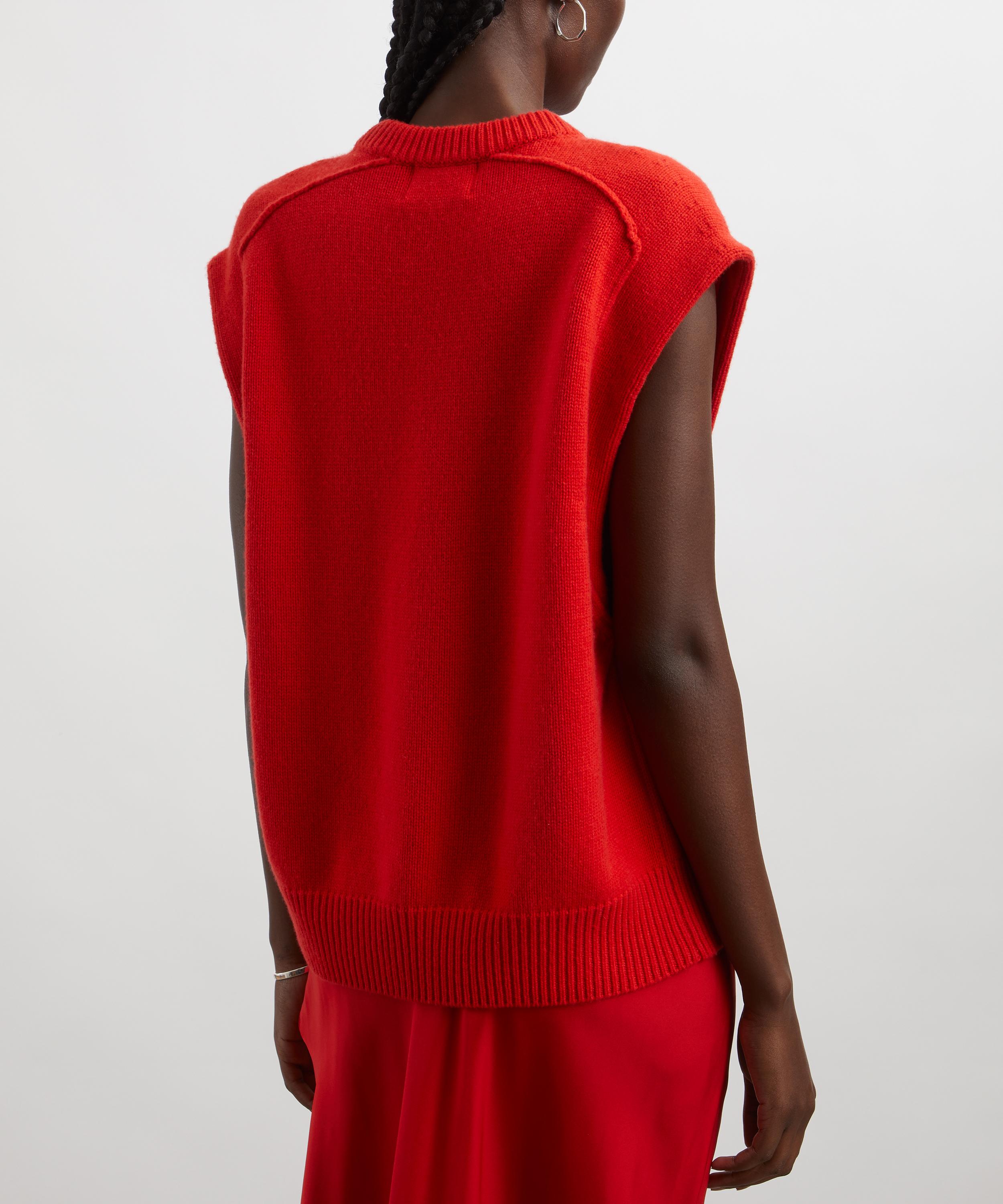 Loulou Studio - Mari Wool-Cashmere Sleeveless Boxy Top image number 3