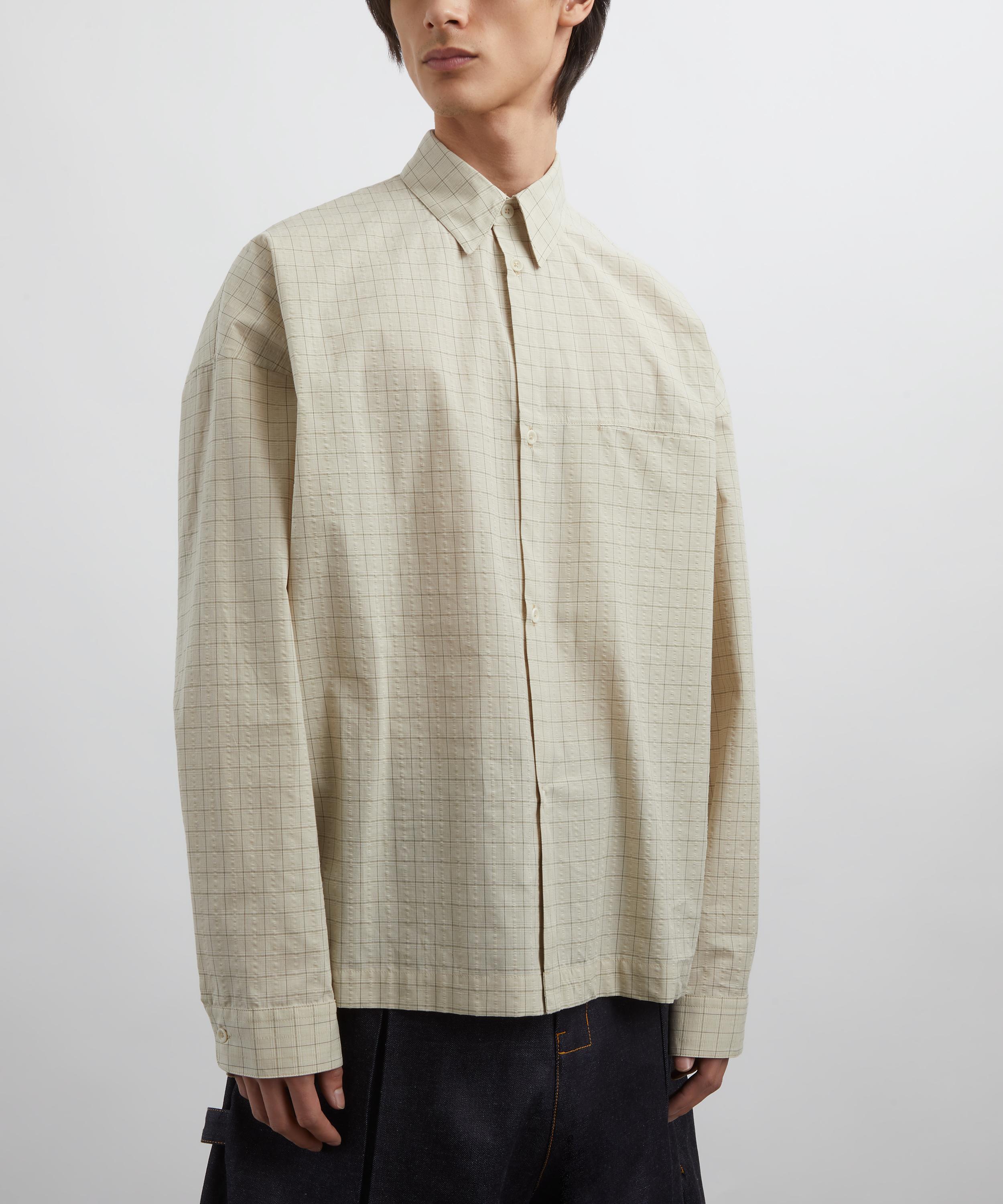 SAGE NATION - Pocket Parka Parchment Check Shirt image number 2