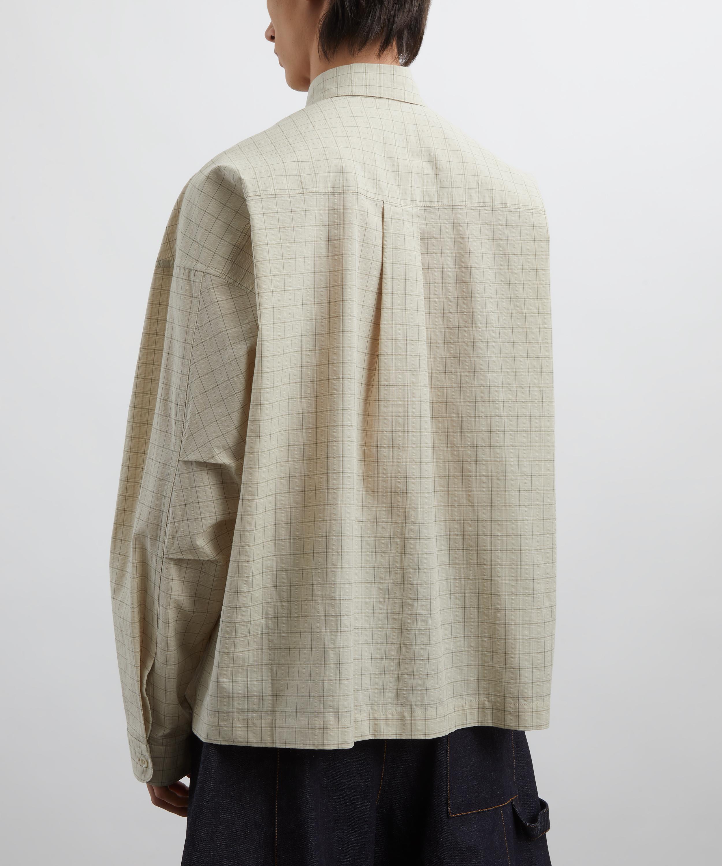 SAGE NATION - Pocket Parka Parchment Check Shirt image number 3