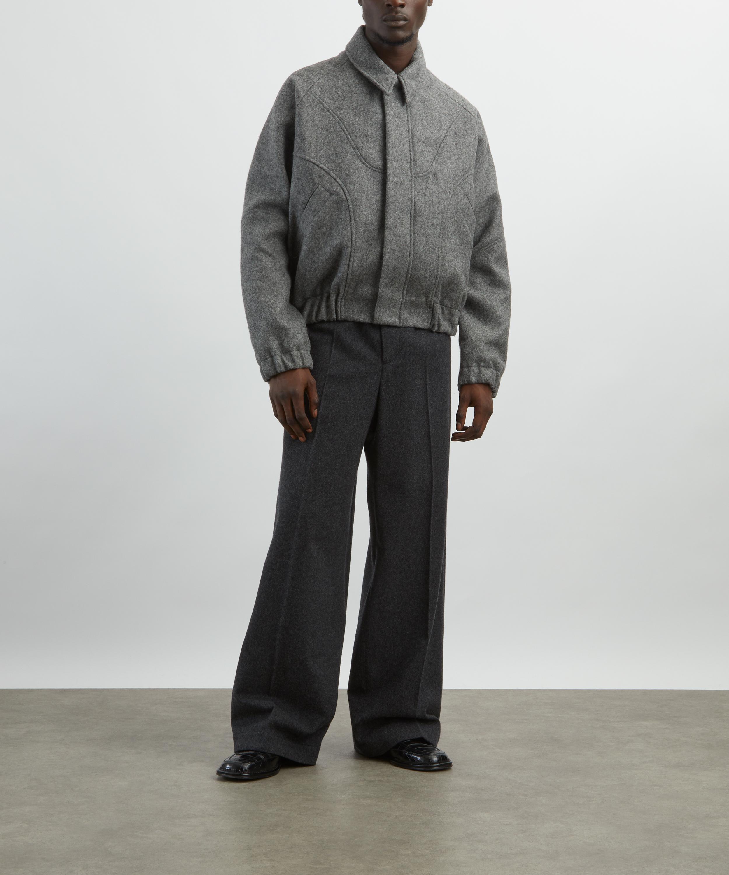 SAGE NATION - Jiji Marl Grey Wool Jacket image number 1
