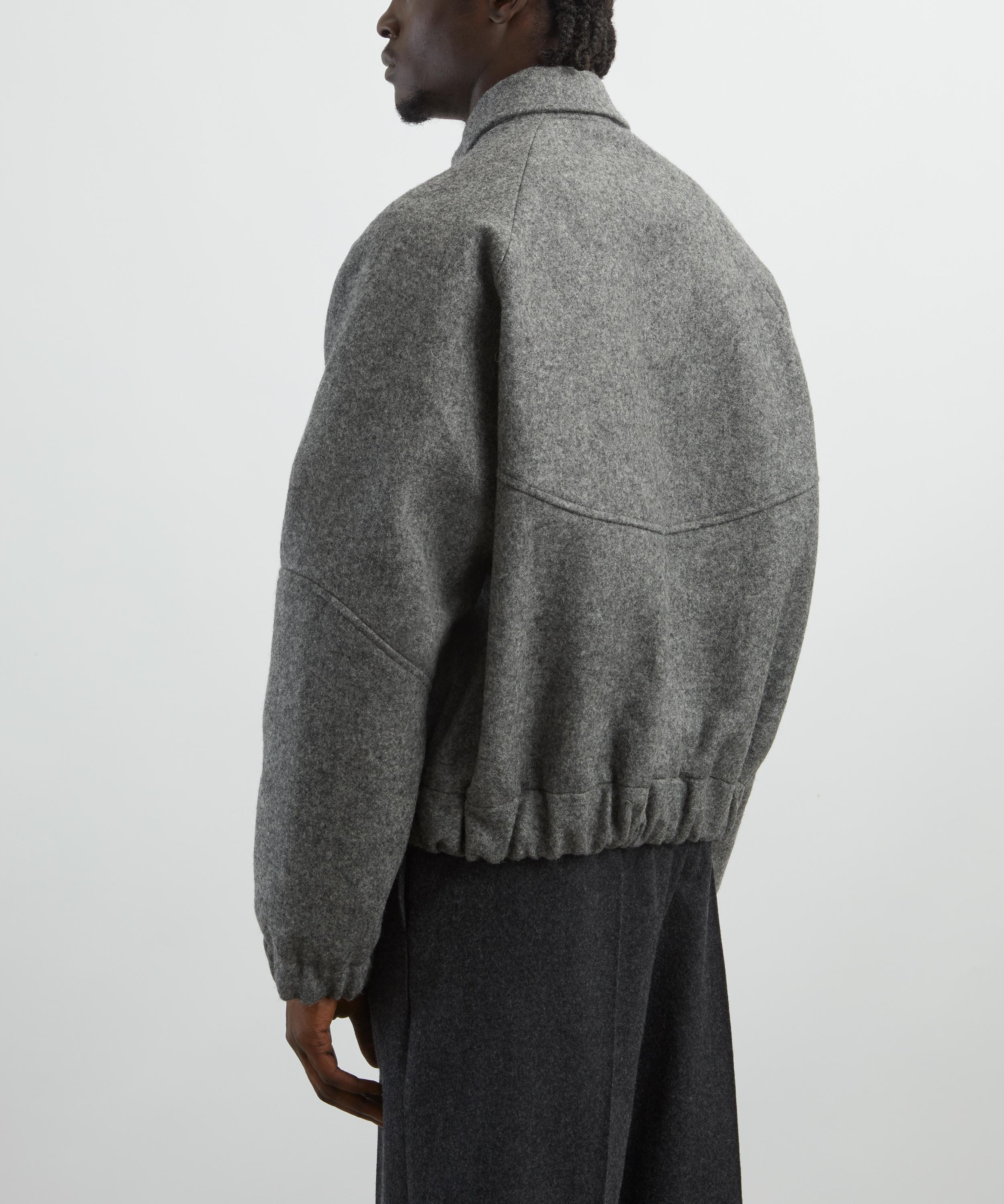 SAGE NATION - Jiji Marl Grey Wool Jacket image number 3