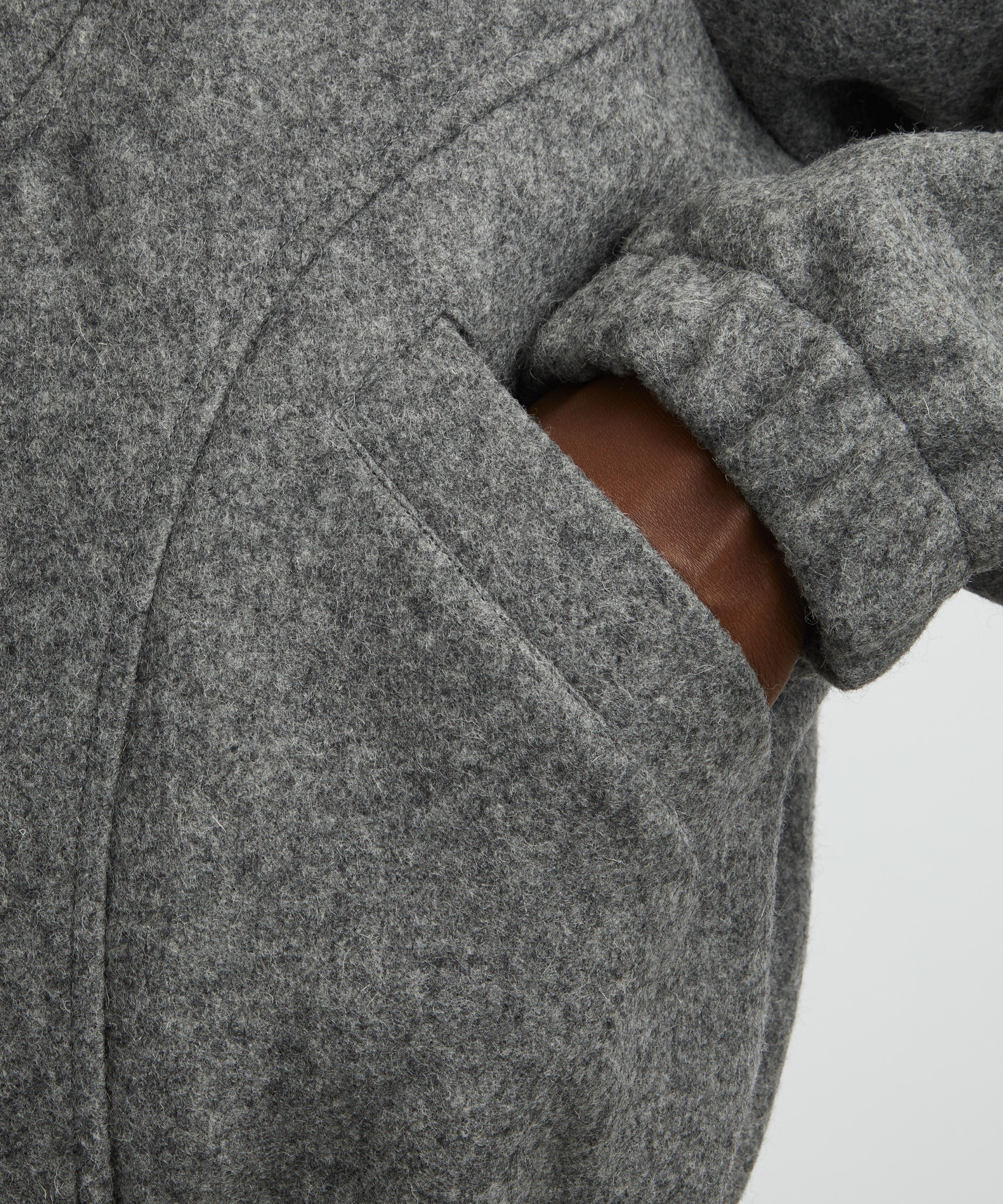 SAGE NATION - Jiji Marl Grey Wool Jacket image number 4