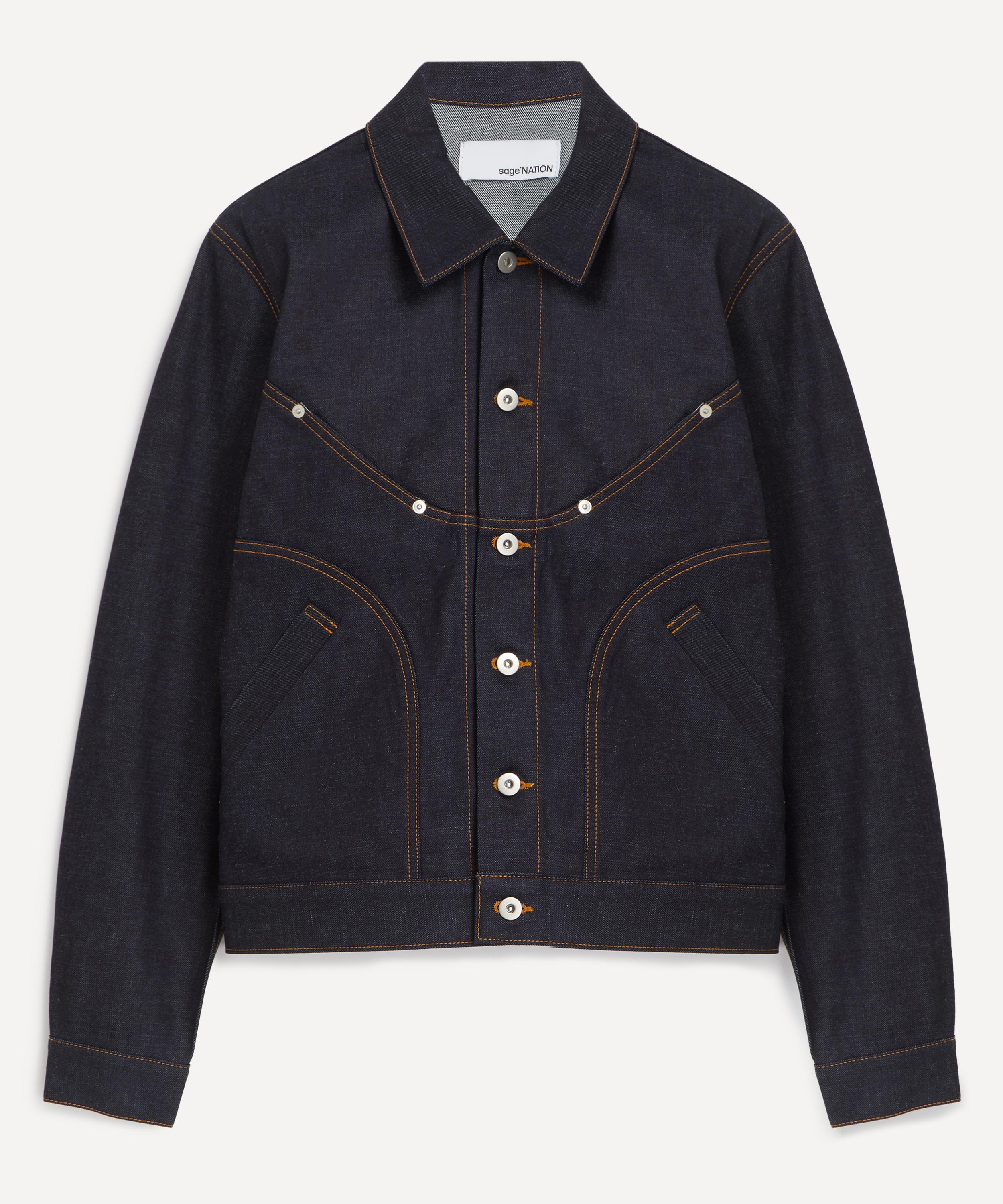 SAGE NATION - Jiji Denim Trucker Jacket image number 0