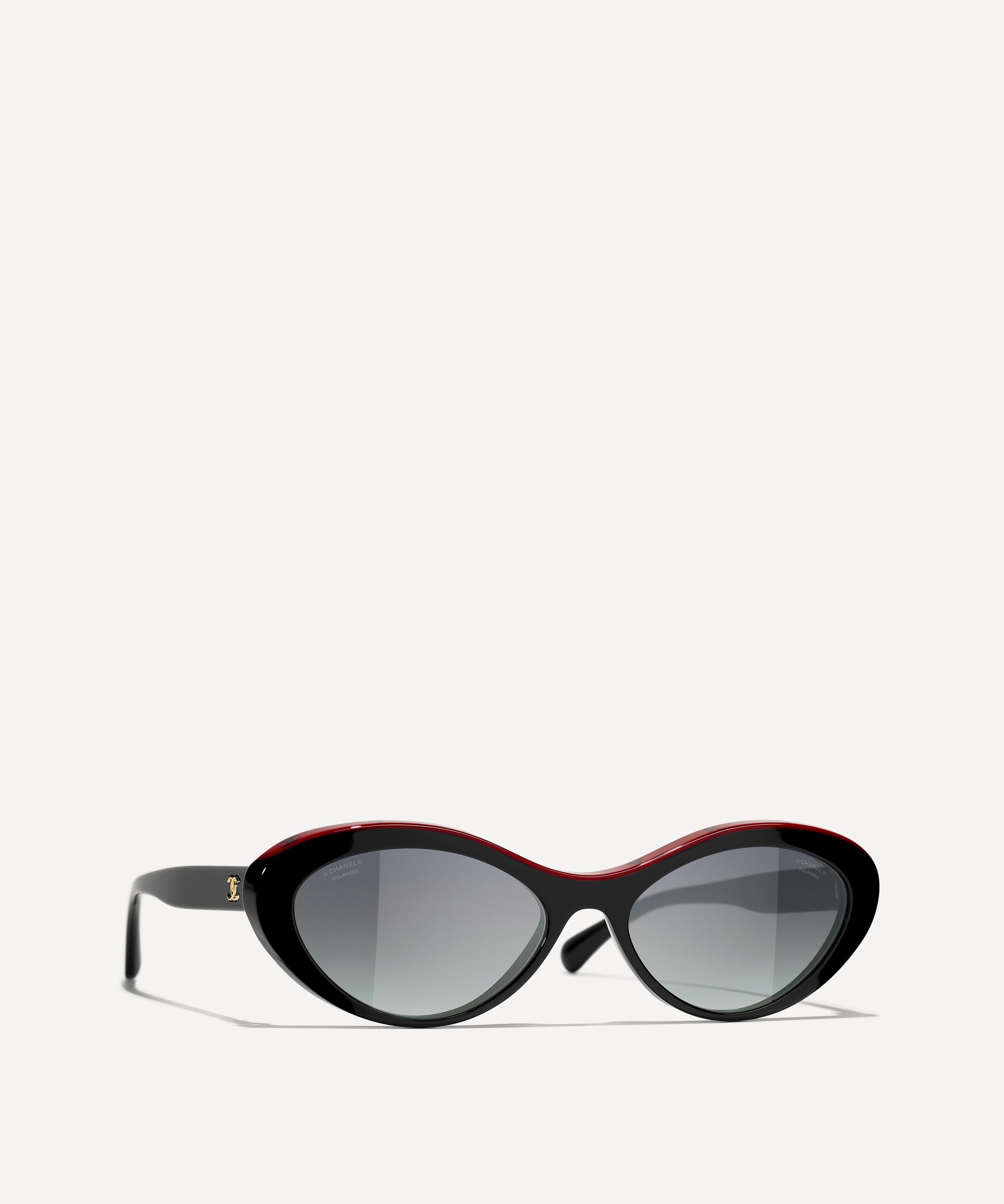 CHANEL - Oval Acetate Sunglasses image number 0