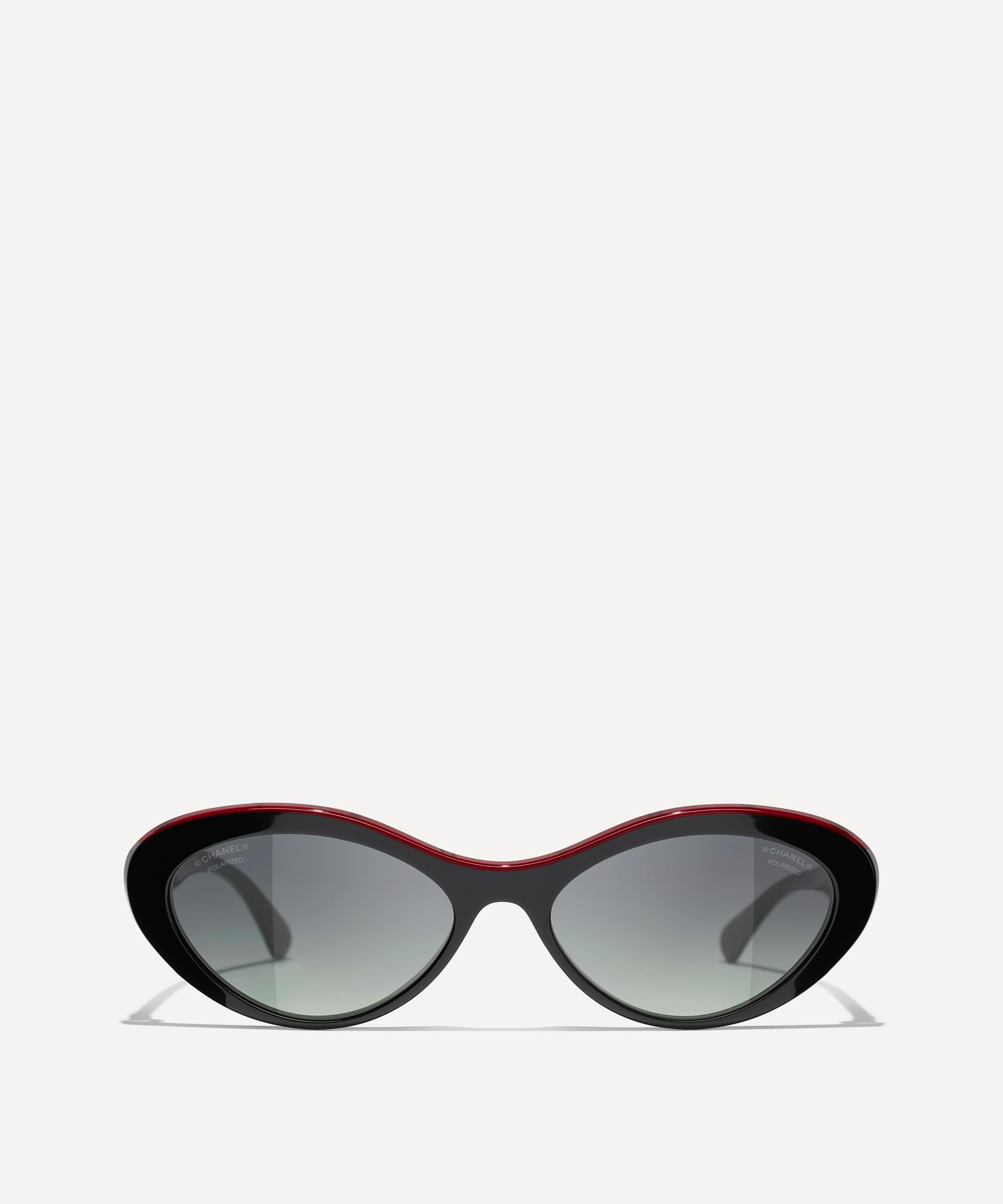 CHANEL - Oval Acetate Sunglasses image number 1