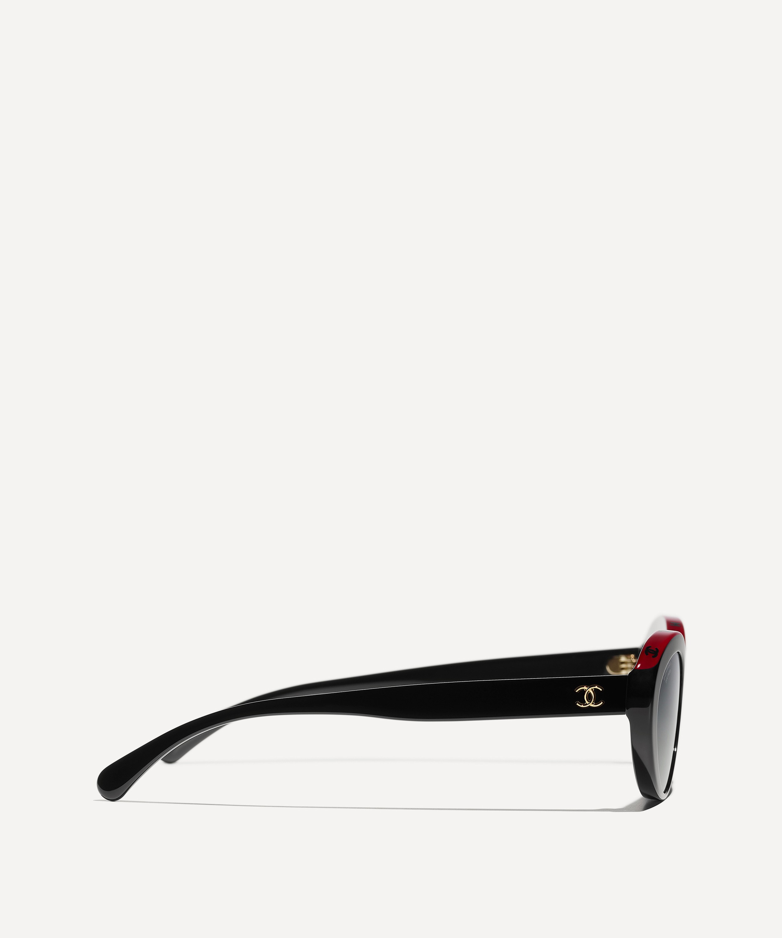 CHANEL - Oval Acetate Sunglasses image number 2