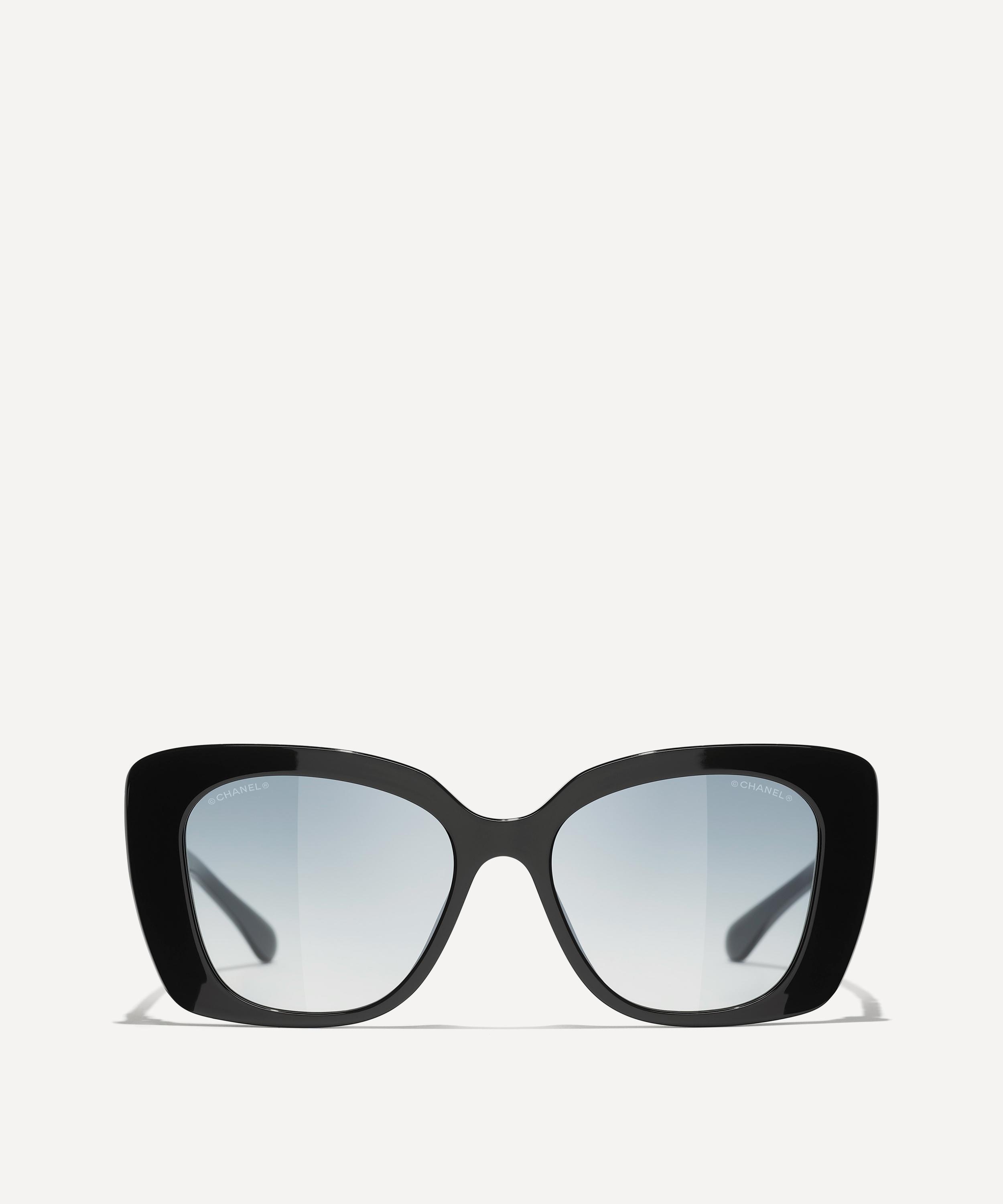 CHANEL Square Black Acetate Sunglasses | Liberty