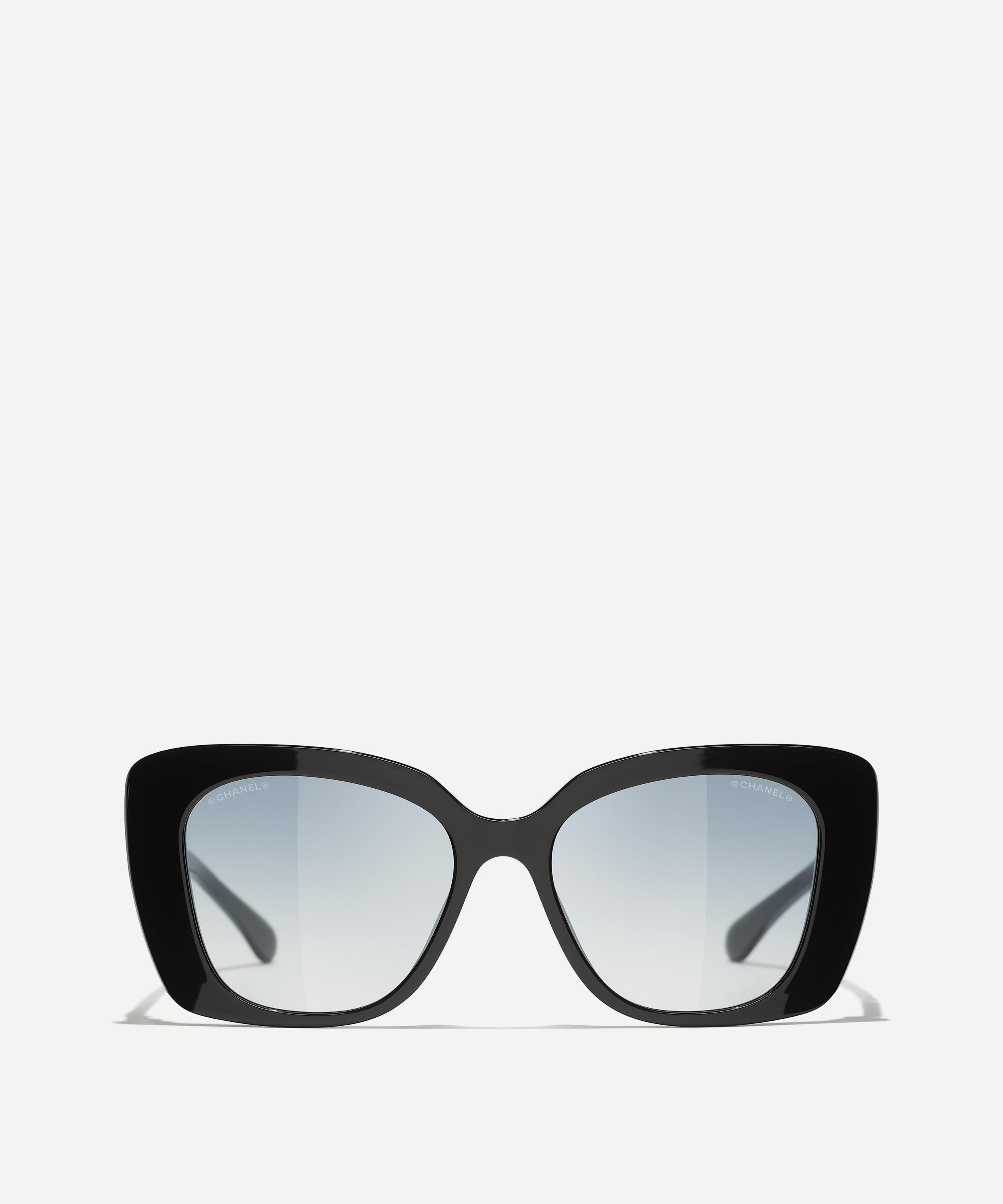 CHANEL - Square Black Acetate Sunglasses image number 1