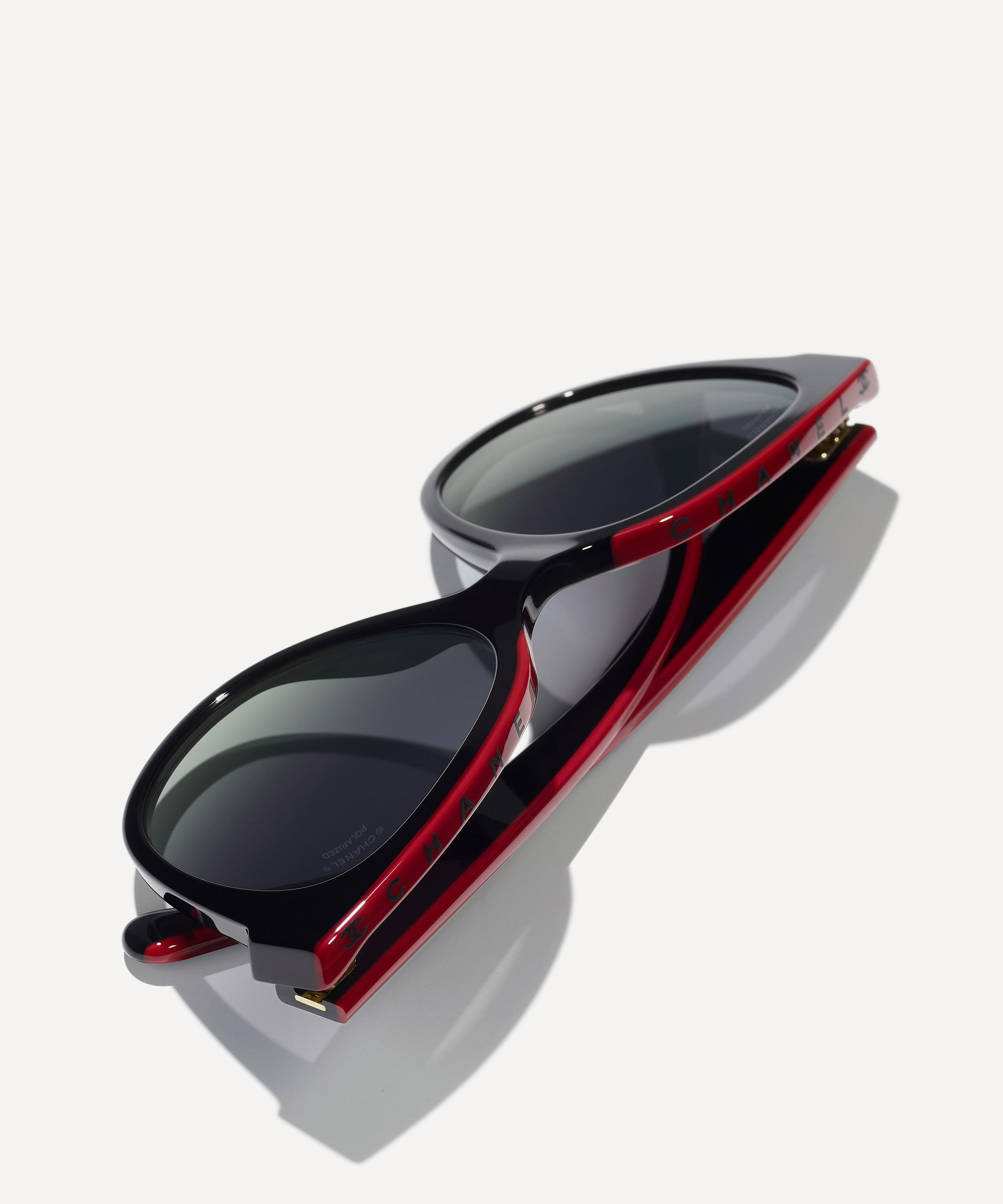 CHANEL - Butterfly Acetate Sunglasses image number 3