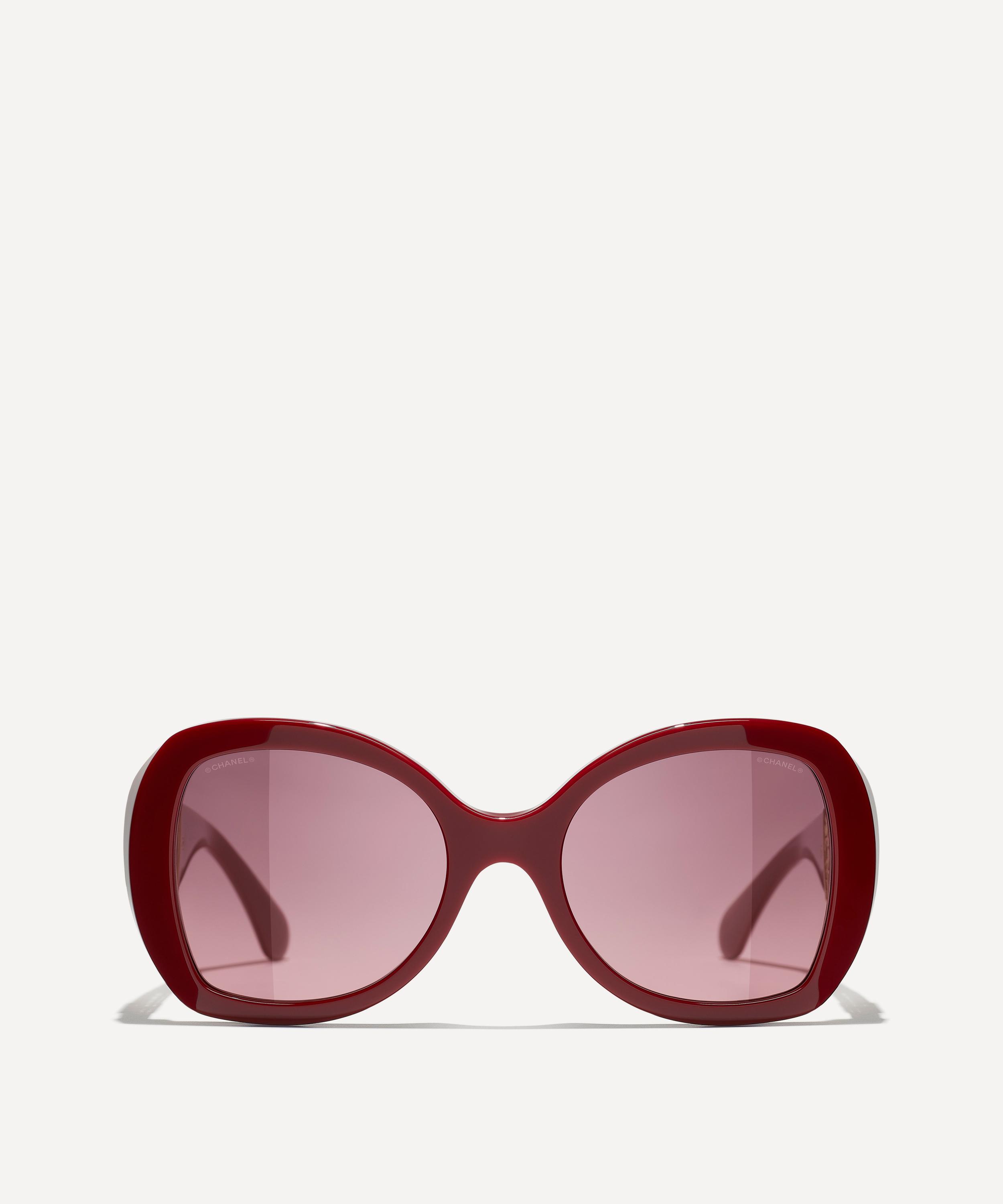 CHANEL - Square Acetate Weave Sunglasses image number 1