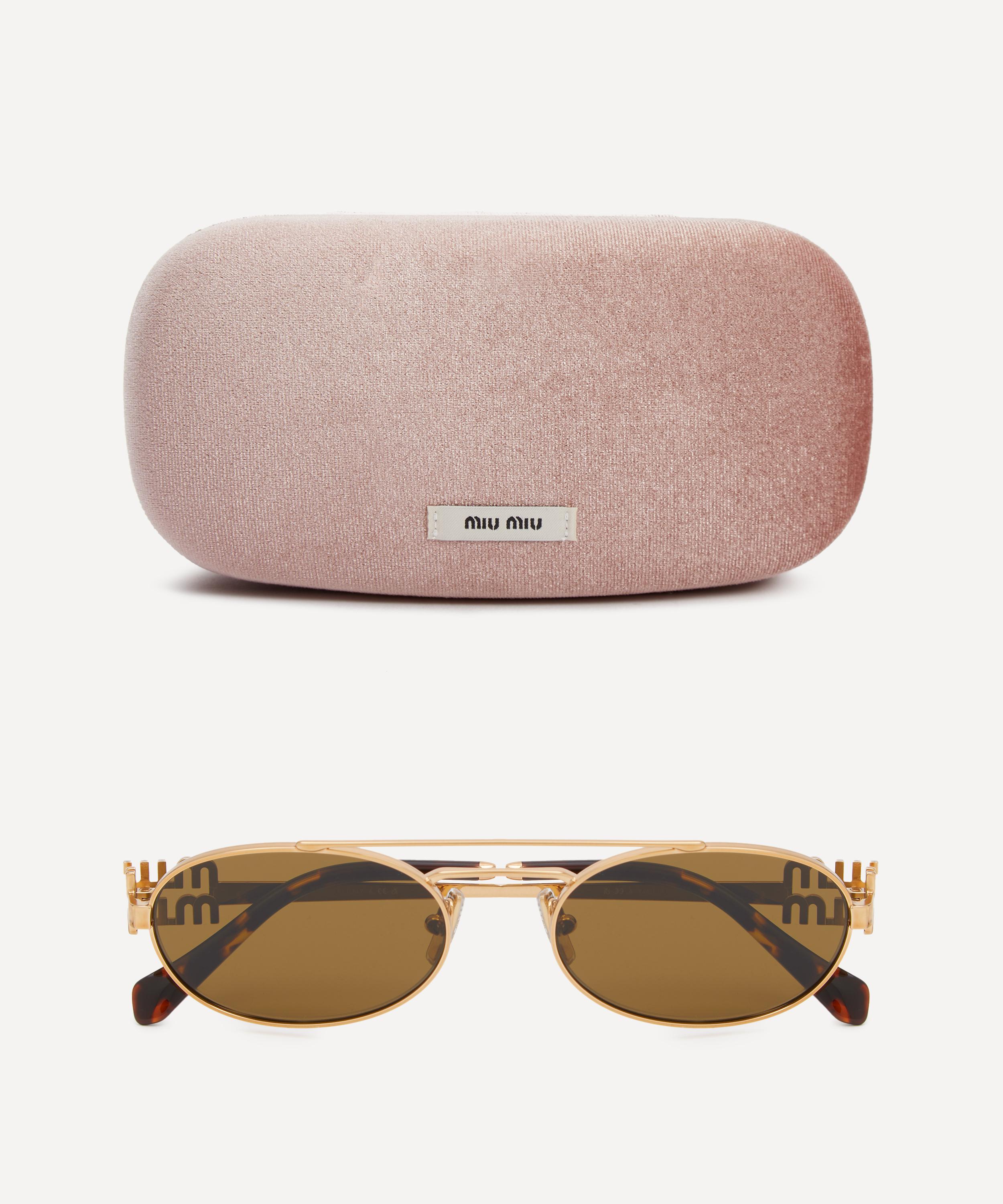 Miu Miu - Oval Sunglasses image number 3