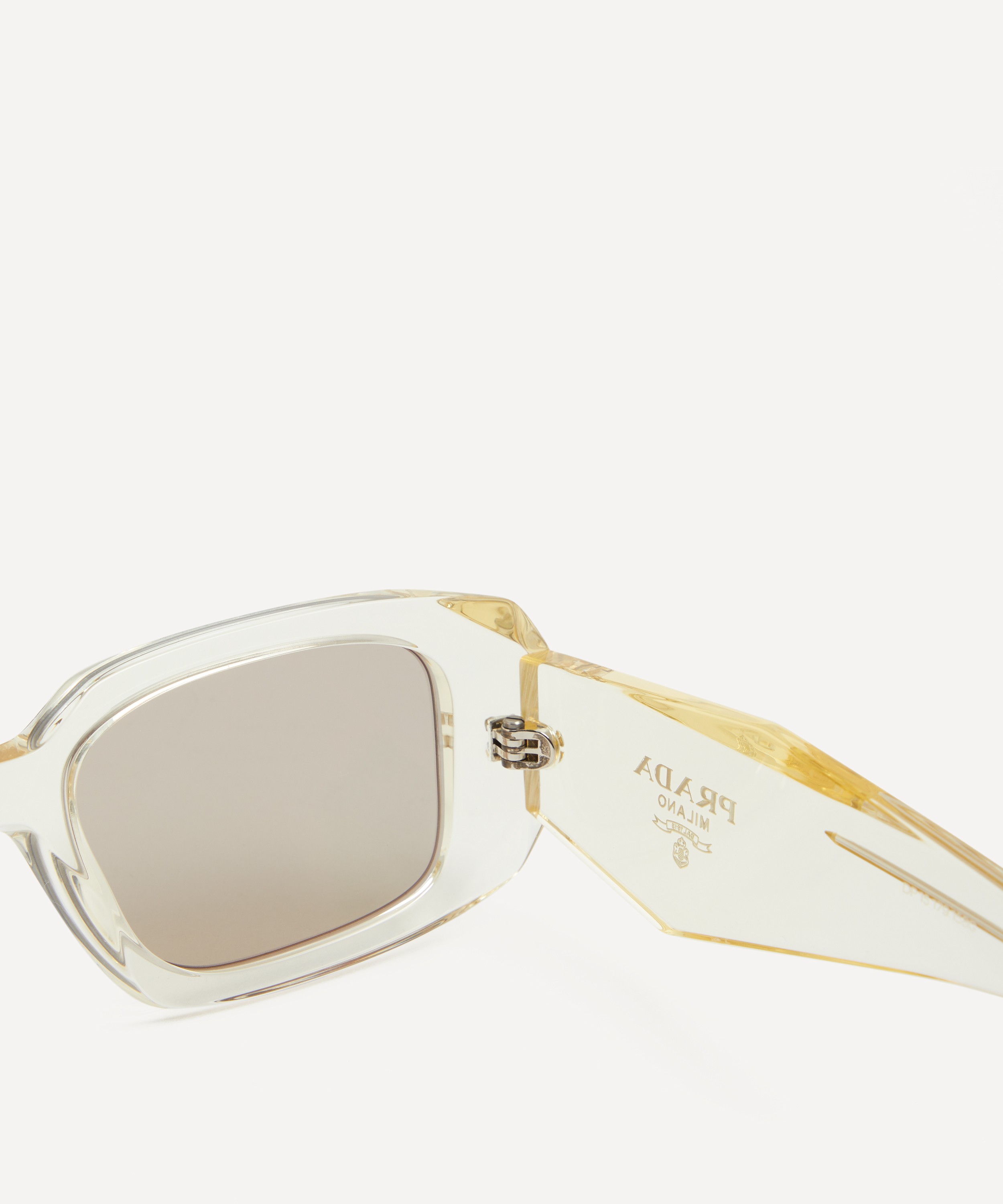 Prada - Rectangle Acetate Sunglasses image number 2