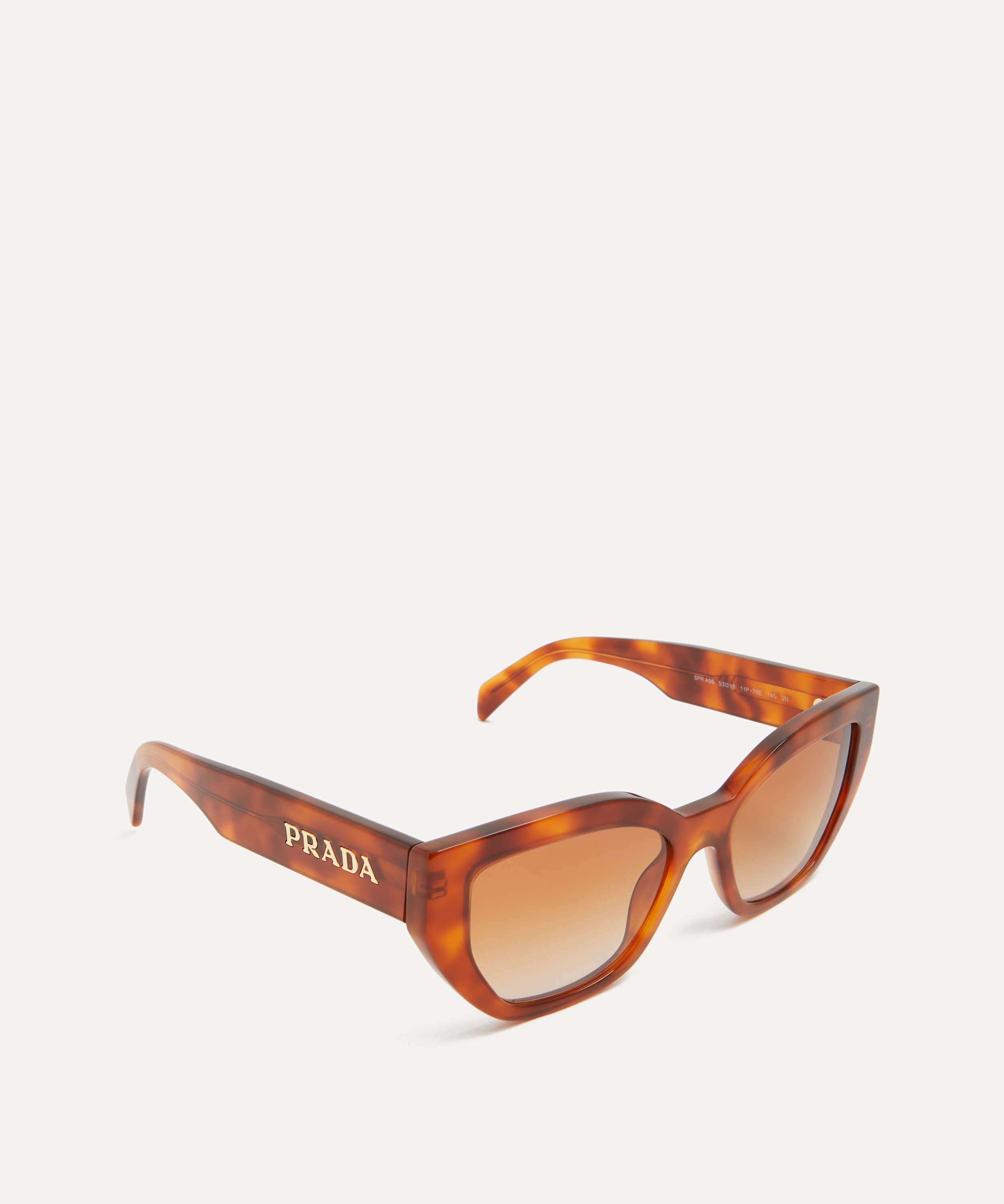 Prada - Geometric Acetate Cat-Eye Sunglasses image number 1