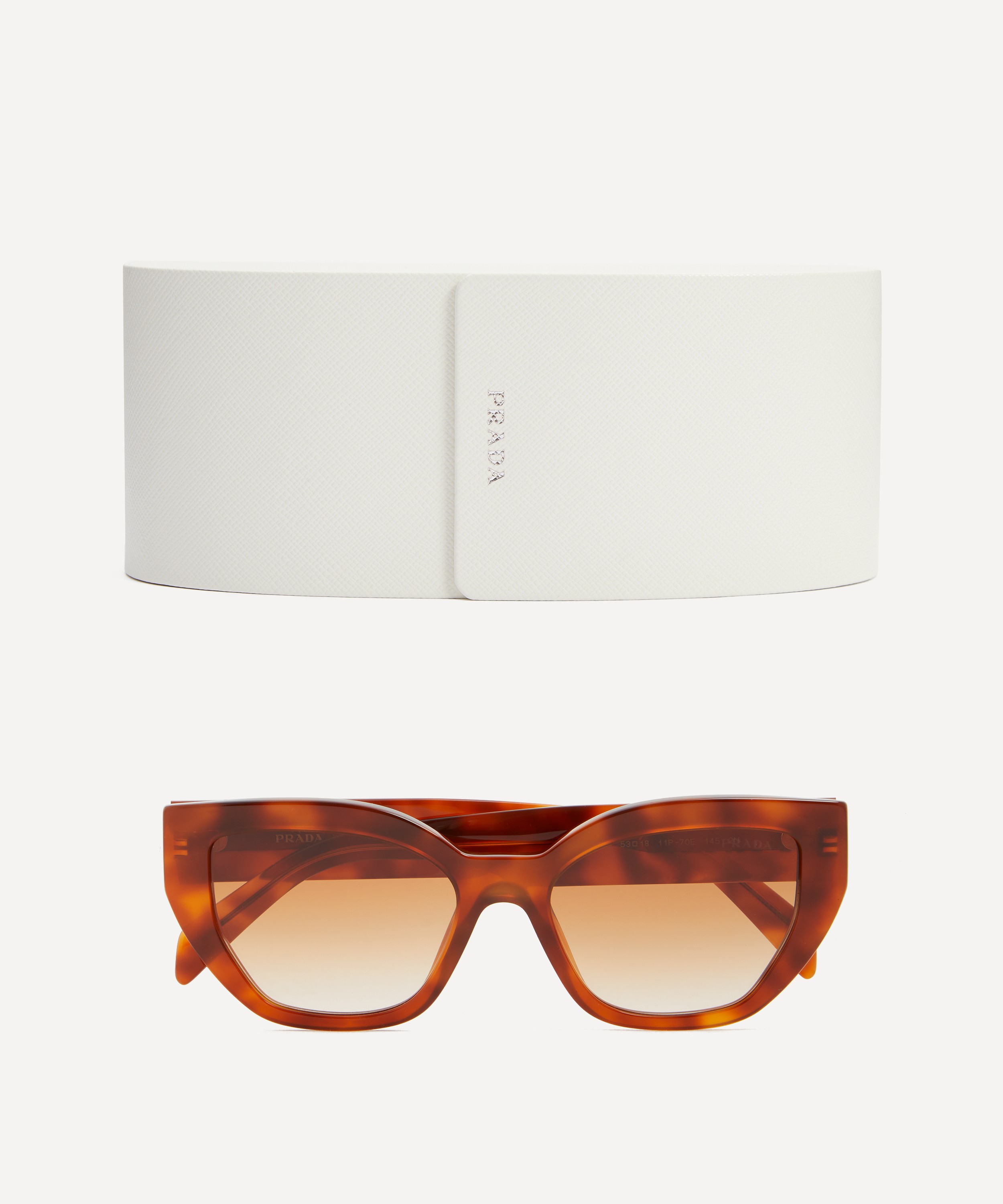 Prada - Geometric Acetate Cat-Eye Sunglasses image number 3