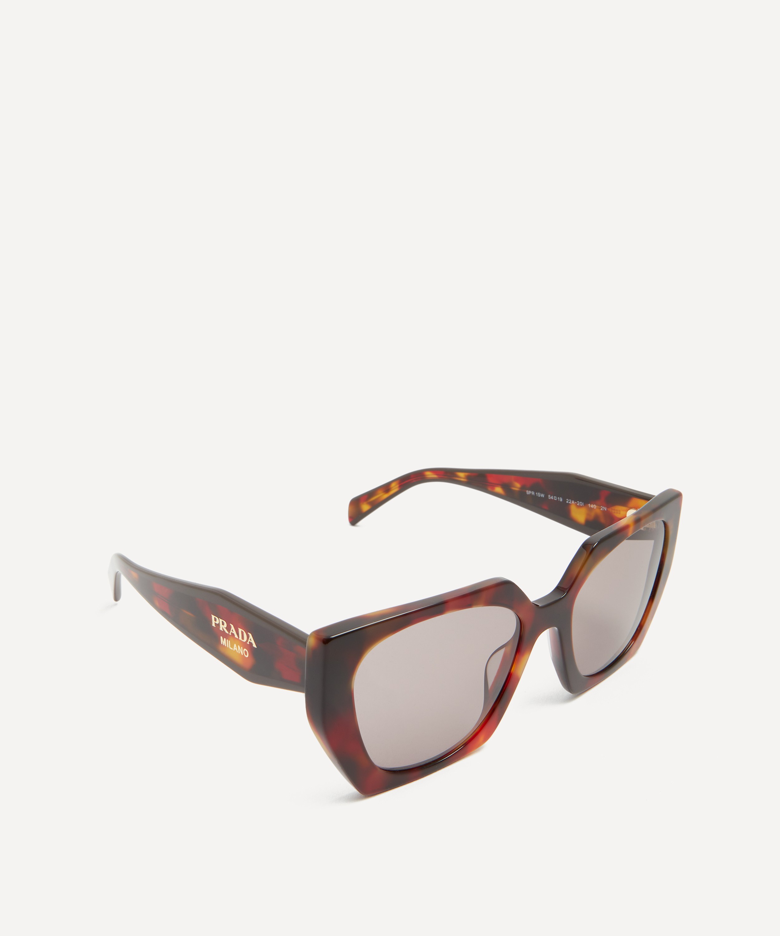 Prada - Rectangular Chunky Acetate Sunglasses image number 1