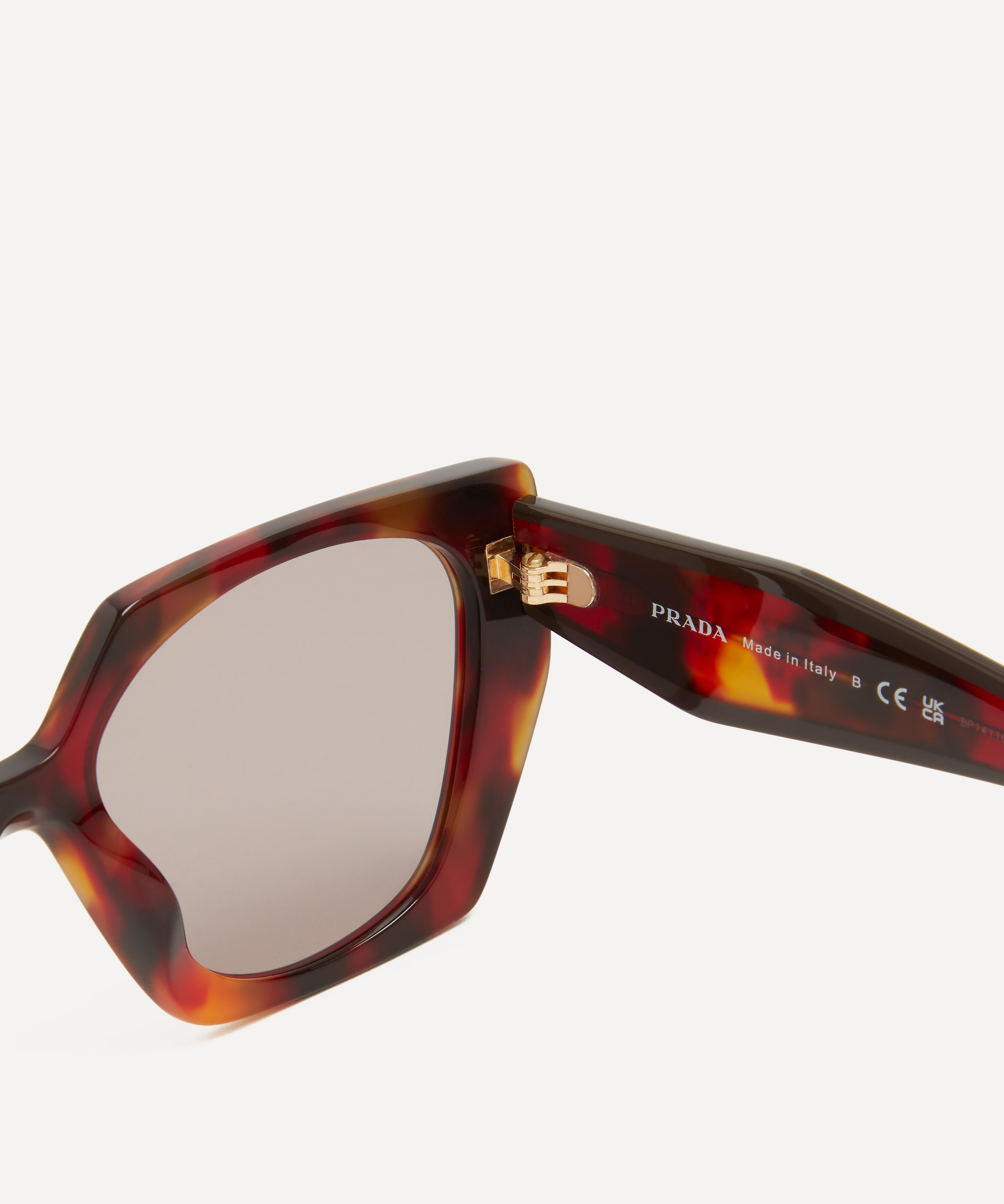 Prada - Rectangular Chunky Acetate Sunglasses image number 2