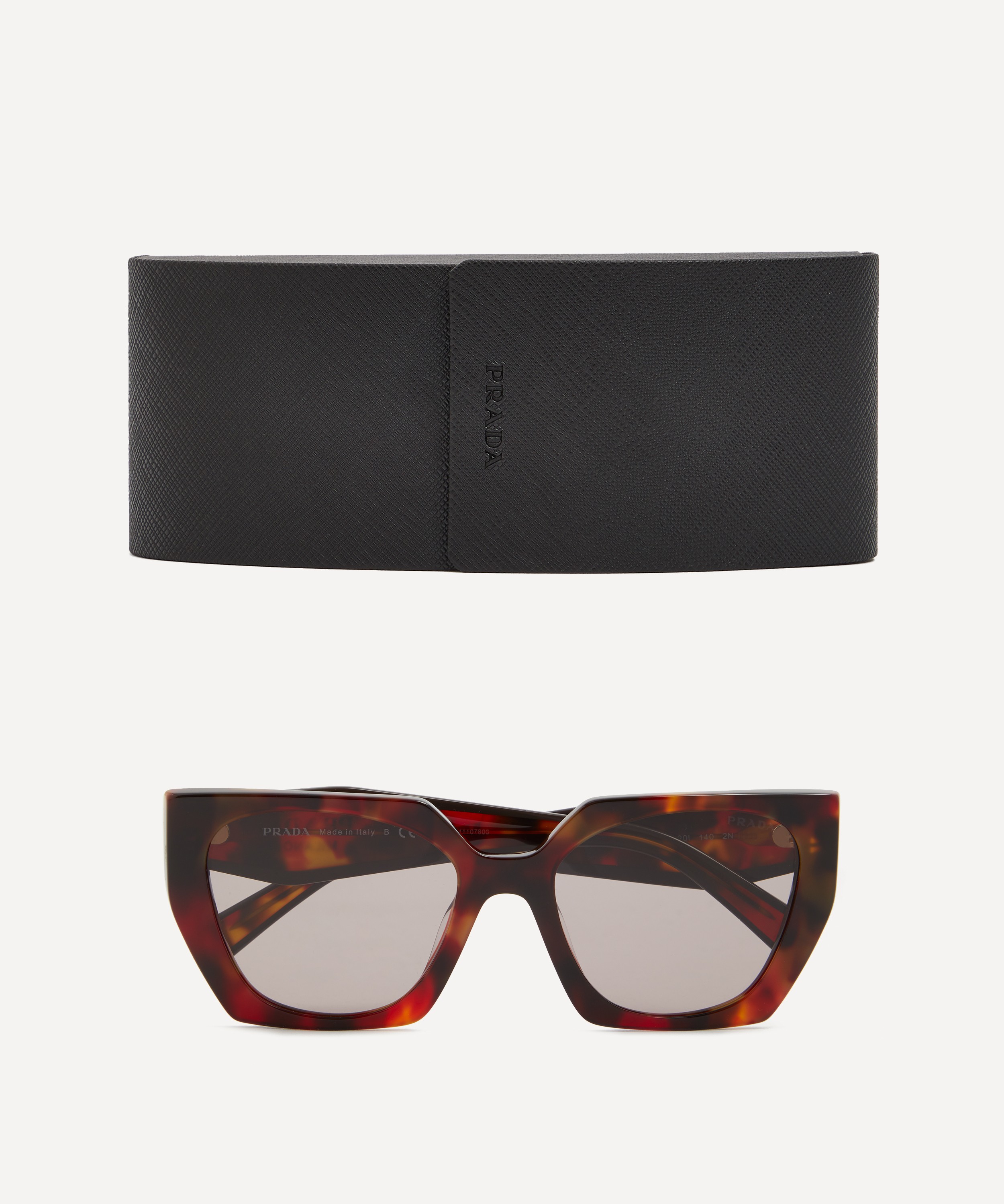 Prada - Rectangular Chunky Acetate Sunglasses image number 3