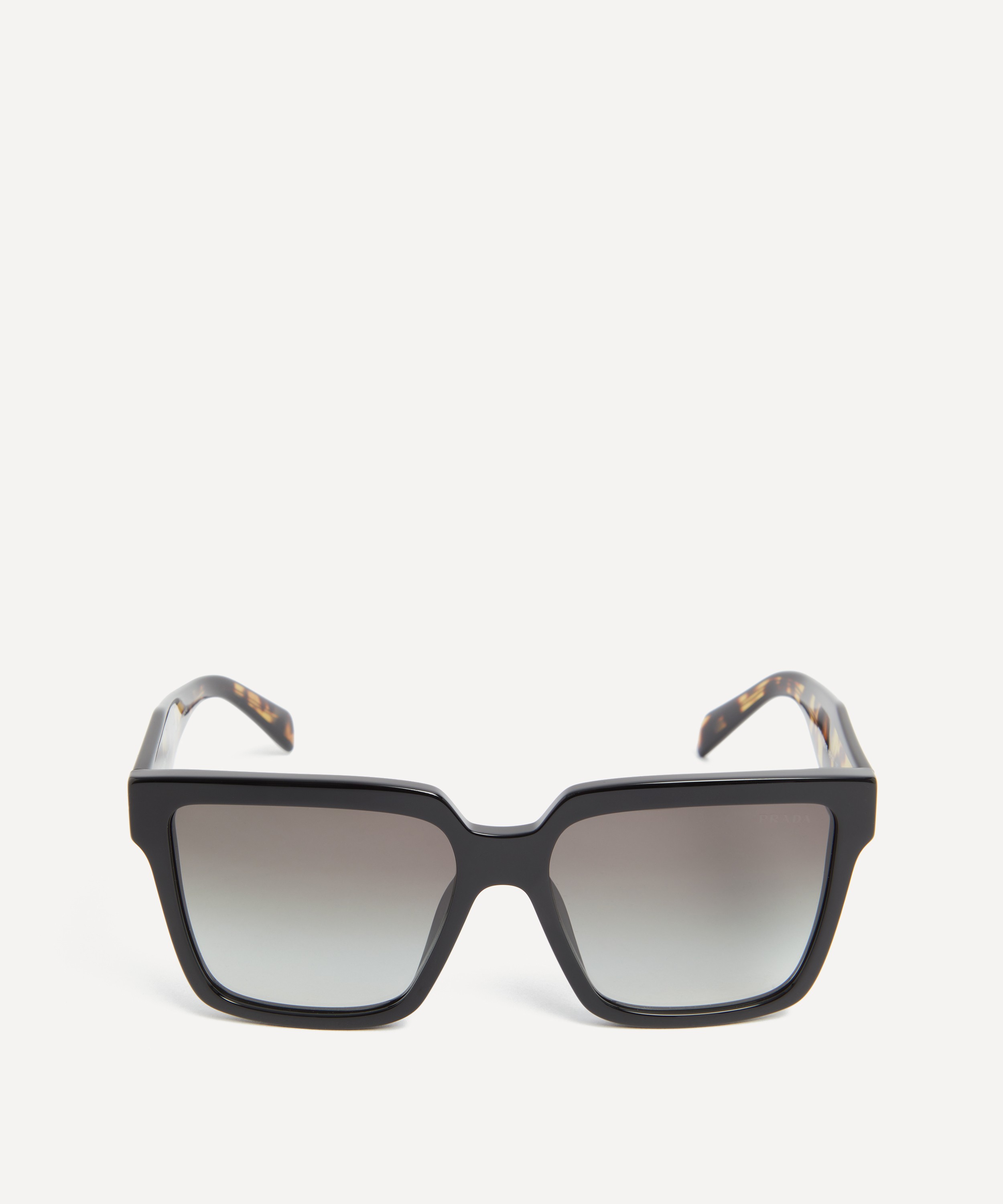 Prada - Rectangular Two-Tone Acetate Sunglasses image number 0