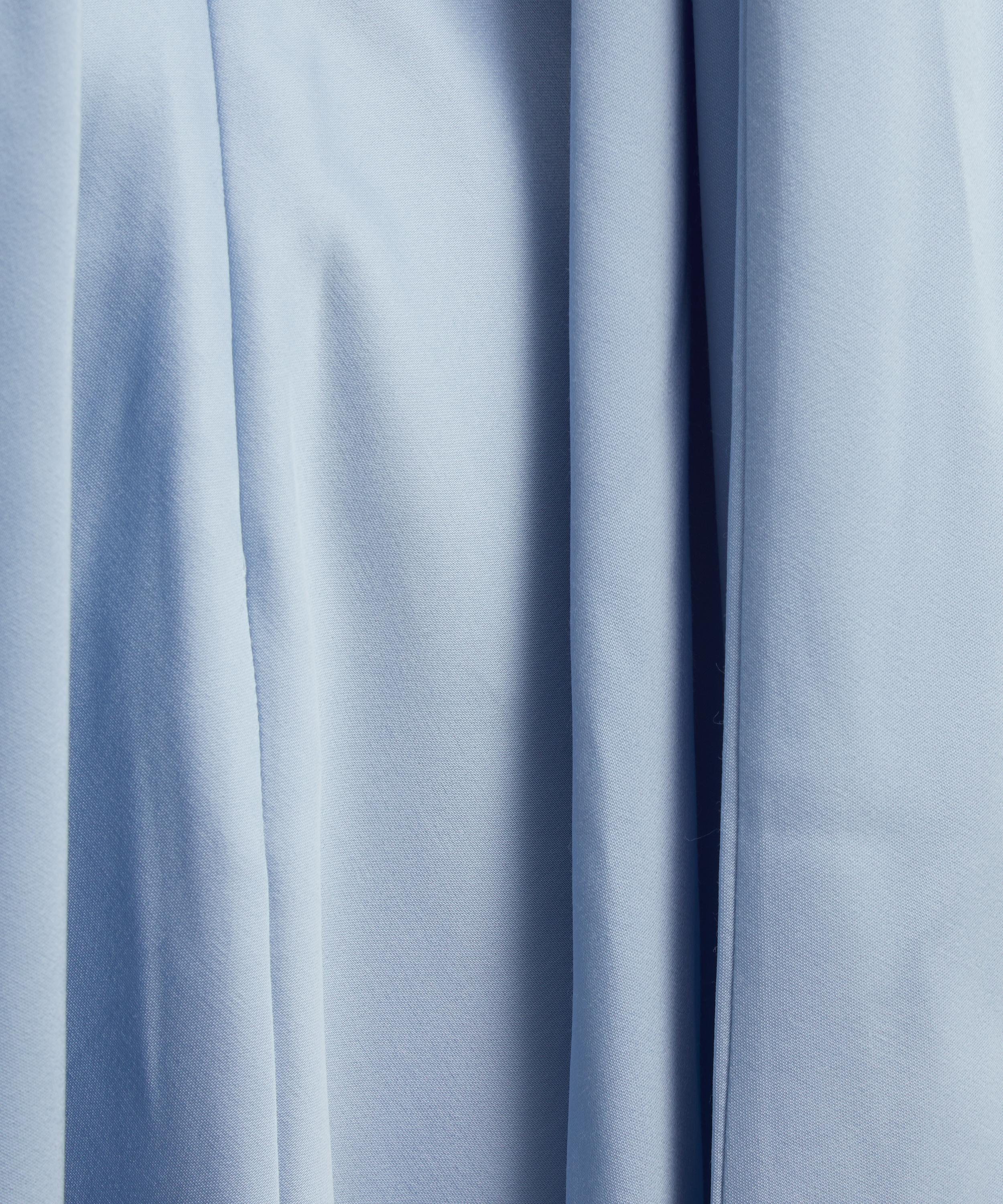 Significant Other - Ice Blue Lucile Draped Satin Maxi Dress image number 4