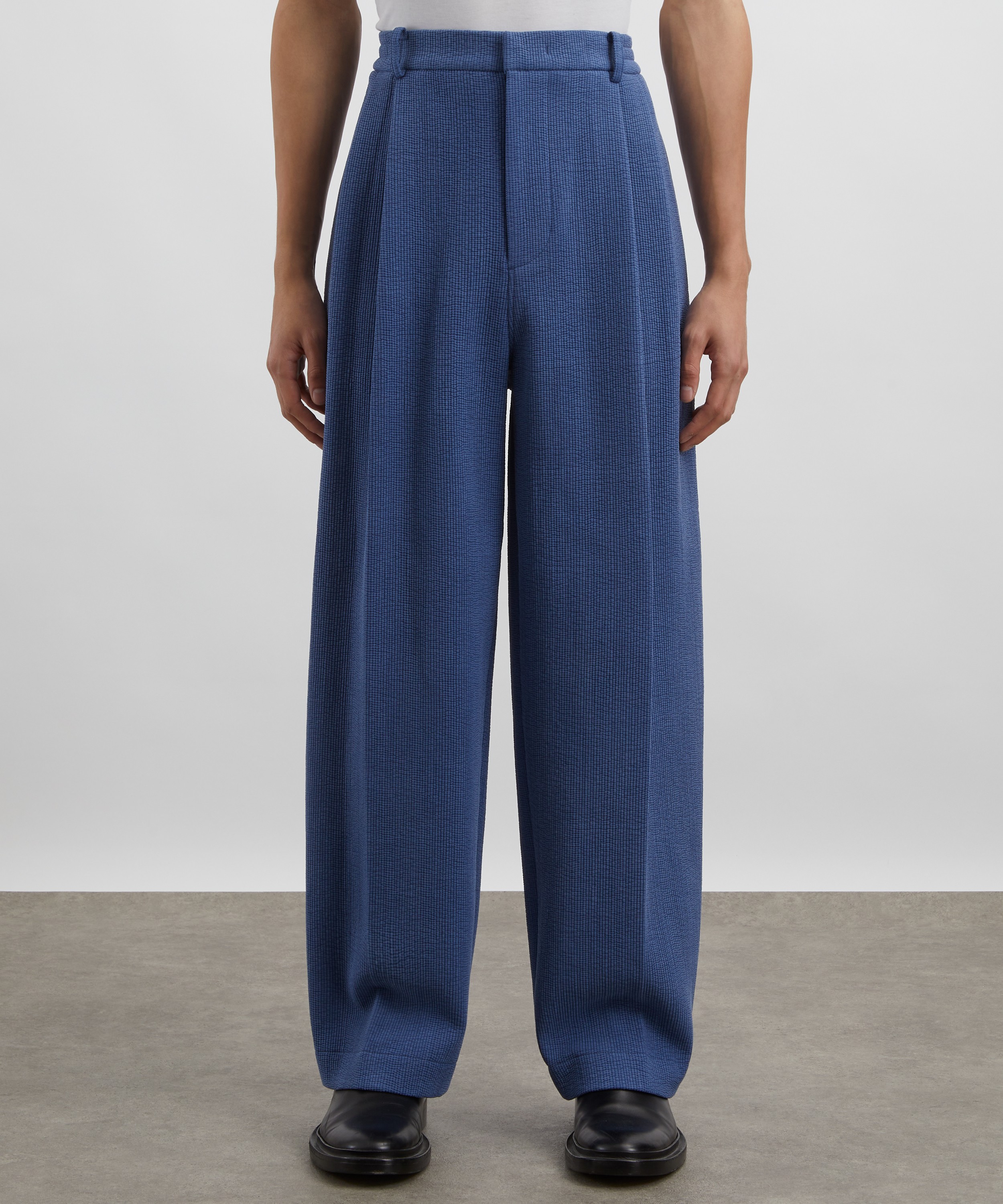 Le17septembre - Quilted Wide Pleated Trousers image number 2