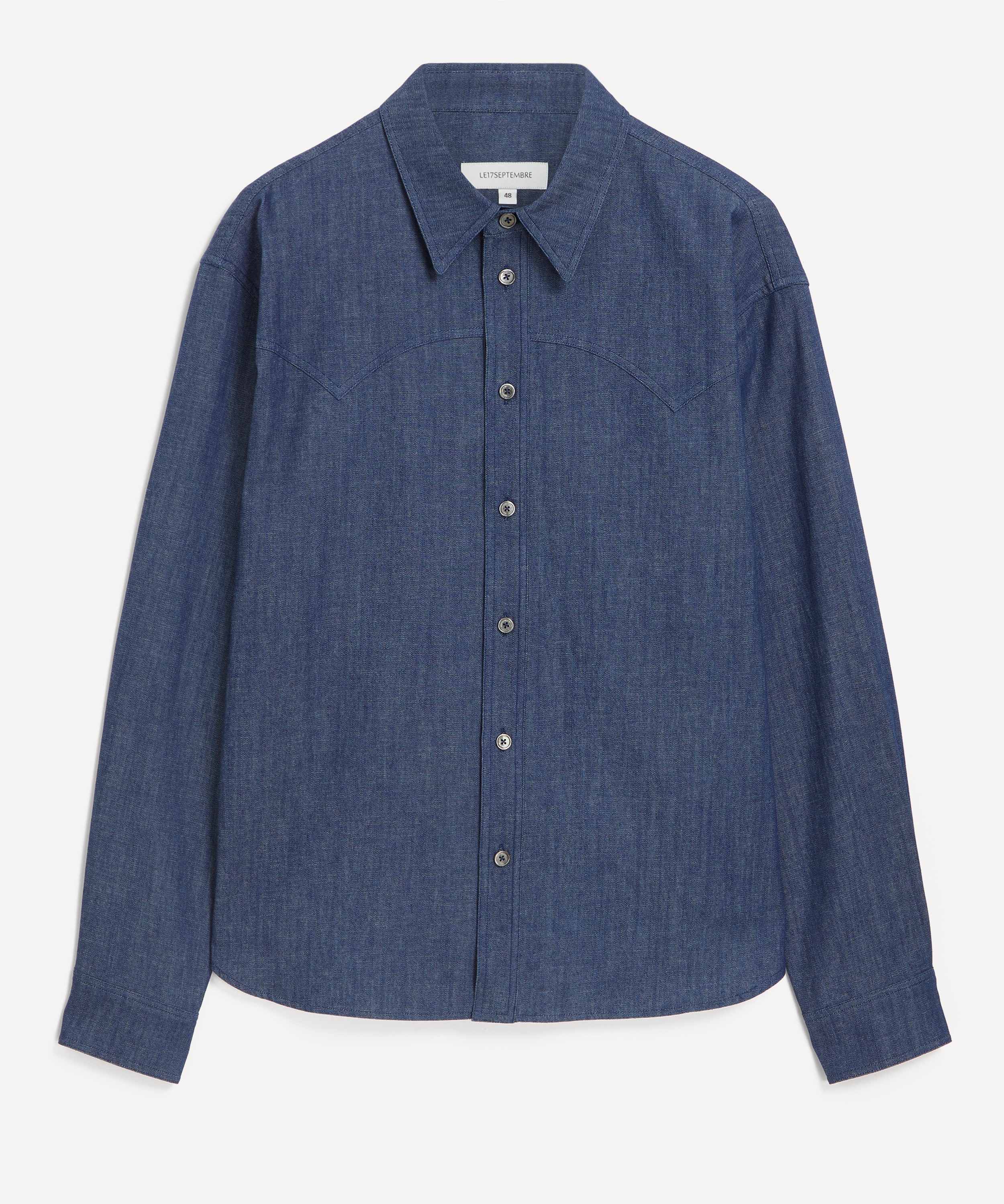 Le17septembre - Blue Western Yoke Denim Shirt