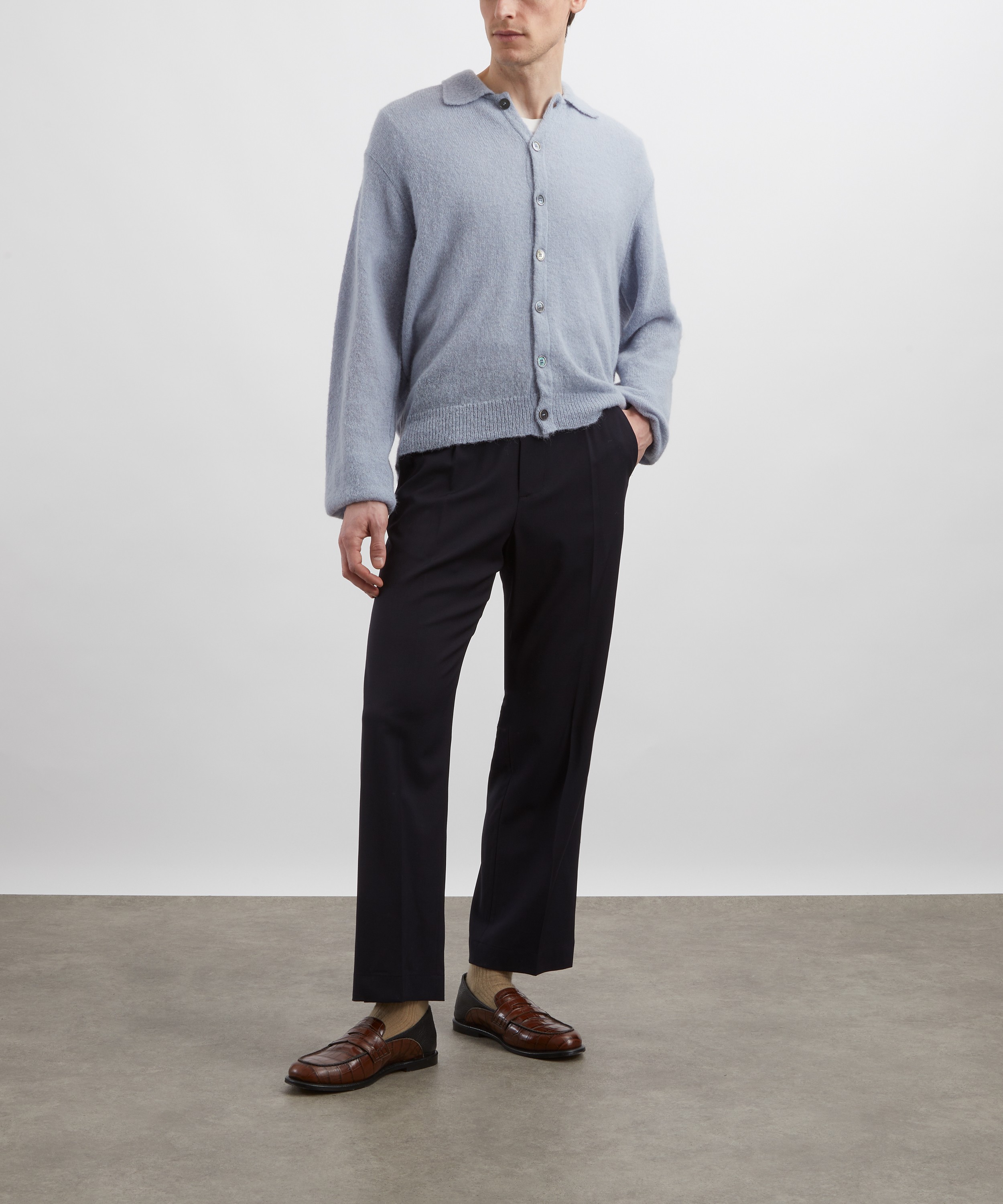 Le17septembre - Belted Wool Trousers image number 1