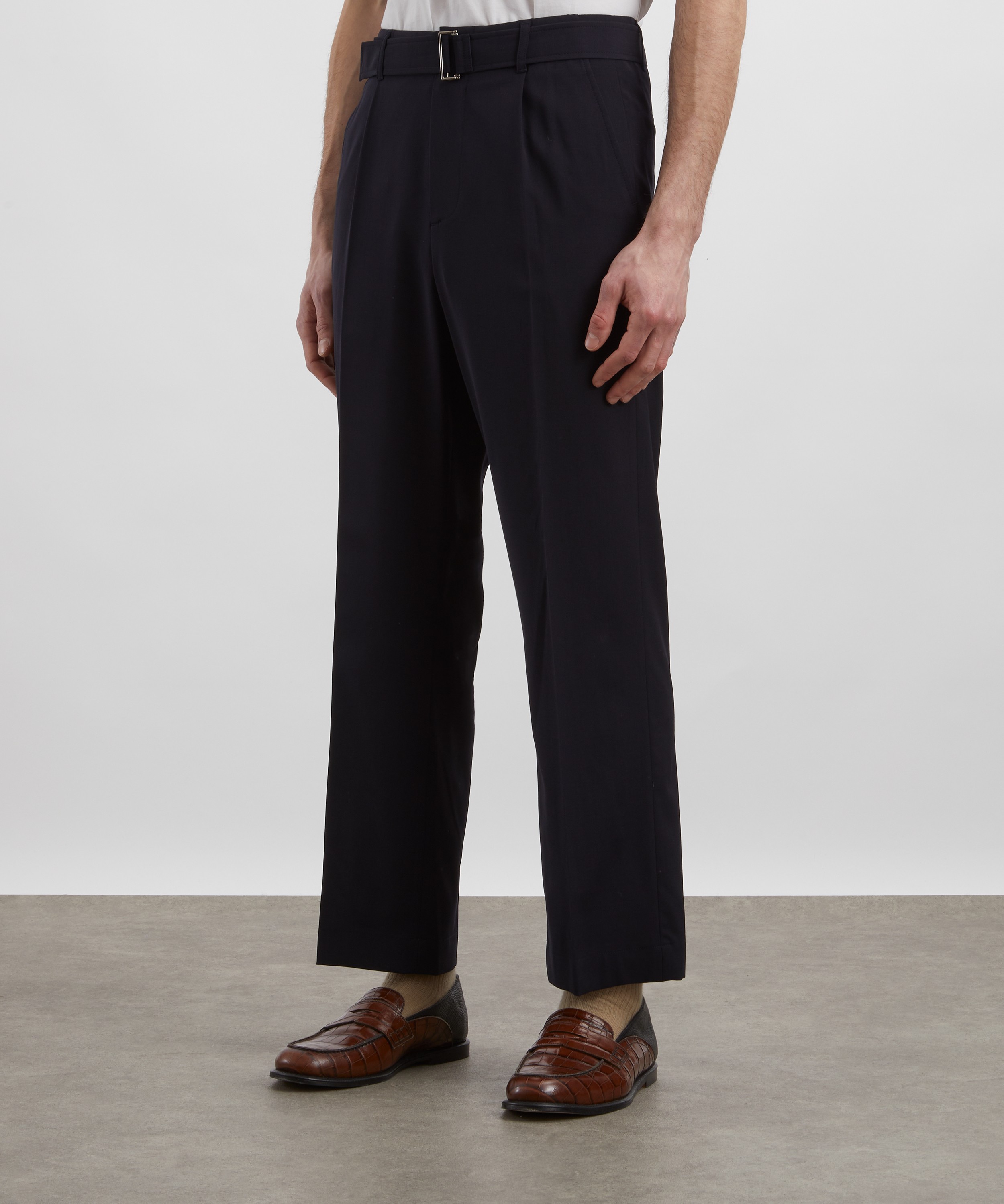 Le17septembre - Belted Wool Trousers image number 2