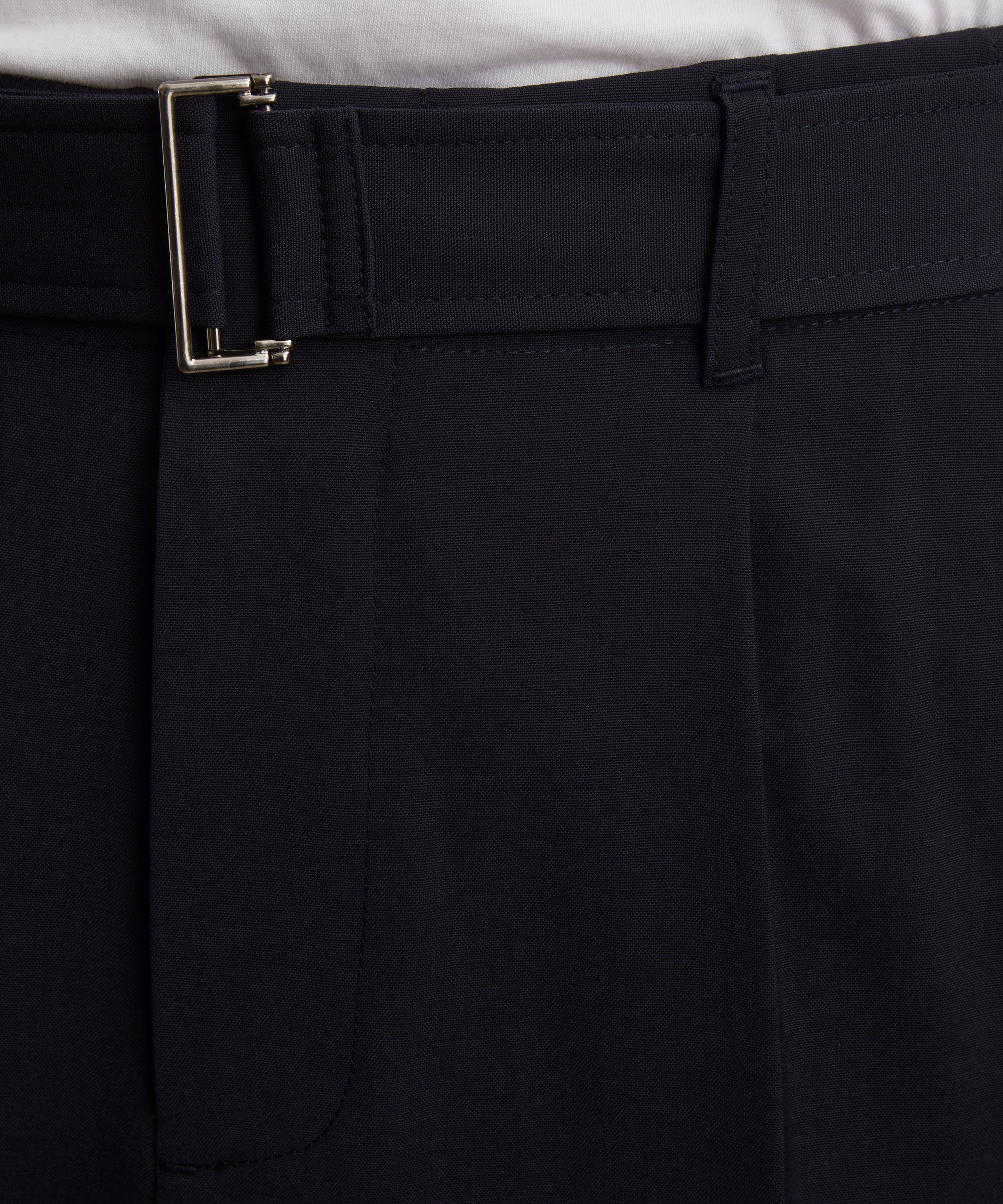 Le17septembre - Belted Wool Trousers image number 4