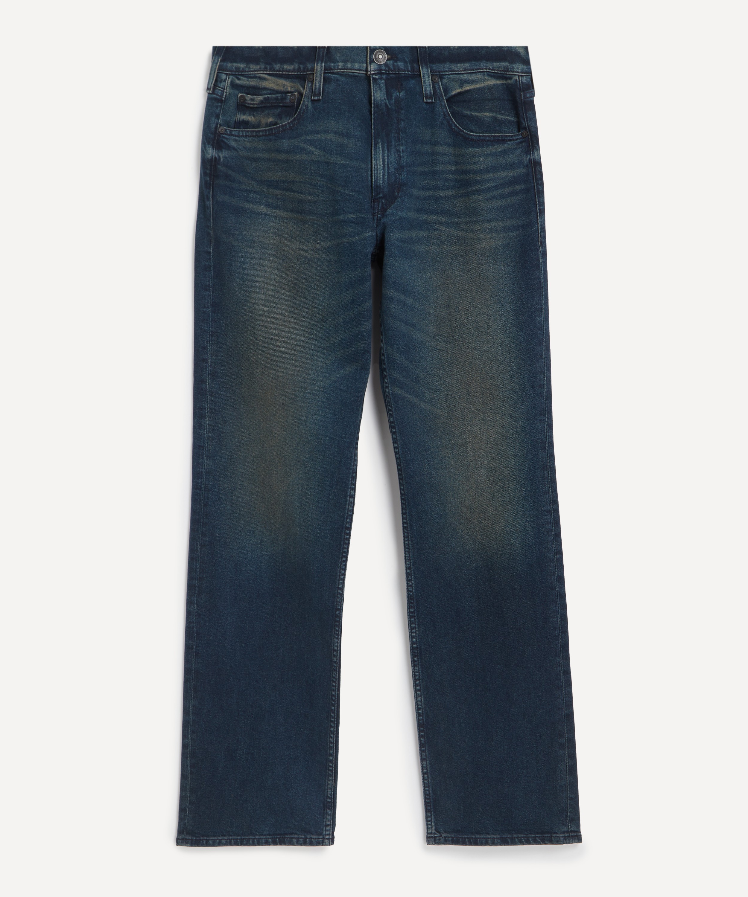 Paige - Doheny Relaxed Straight Leg Jeans in Elmhirst image number 0