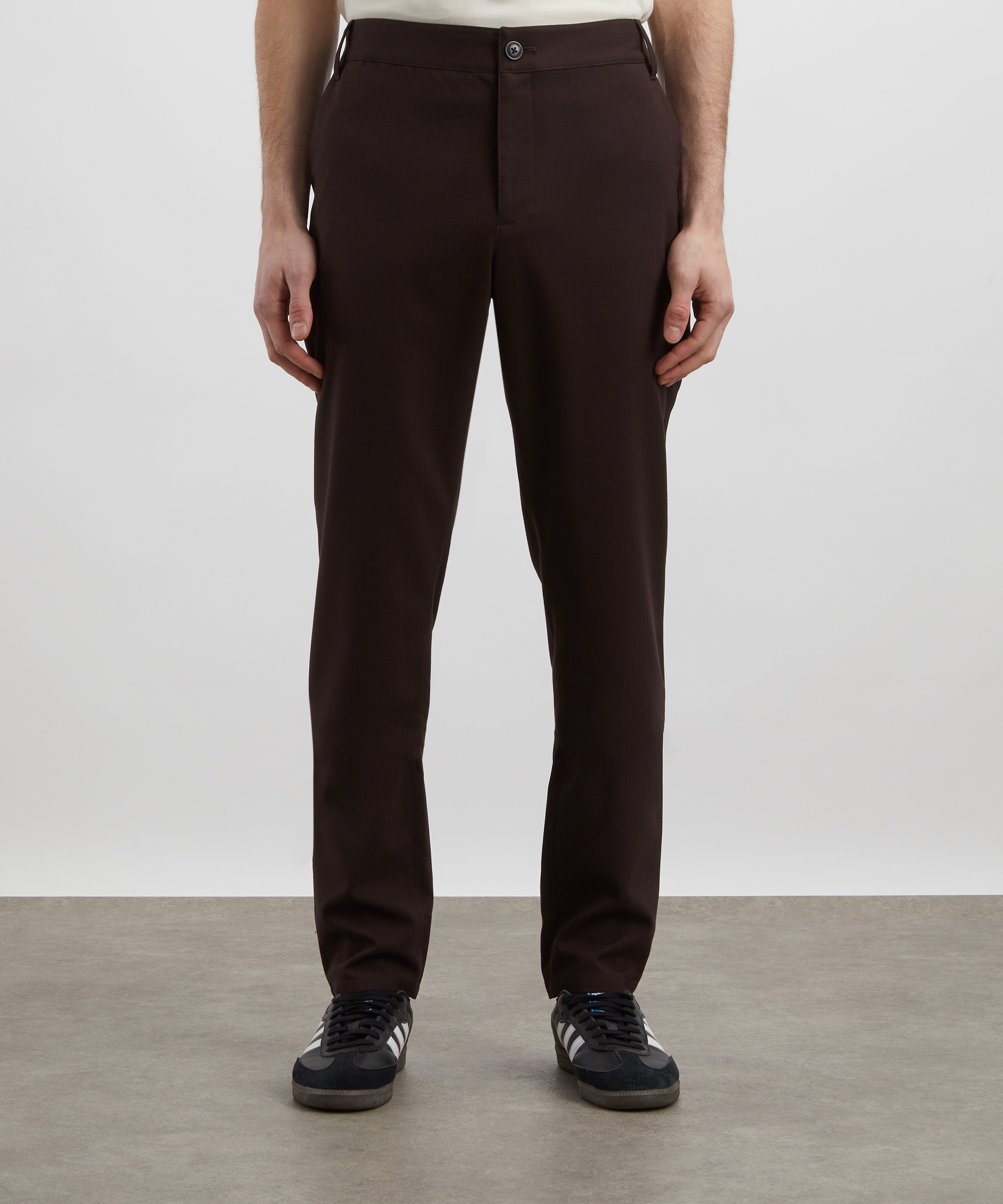 Paige - Stafford Transcend Knit Tapered Trousers image number 2