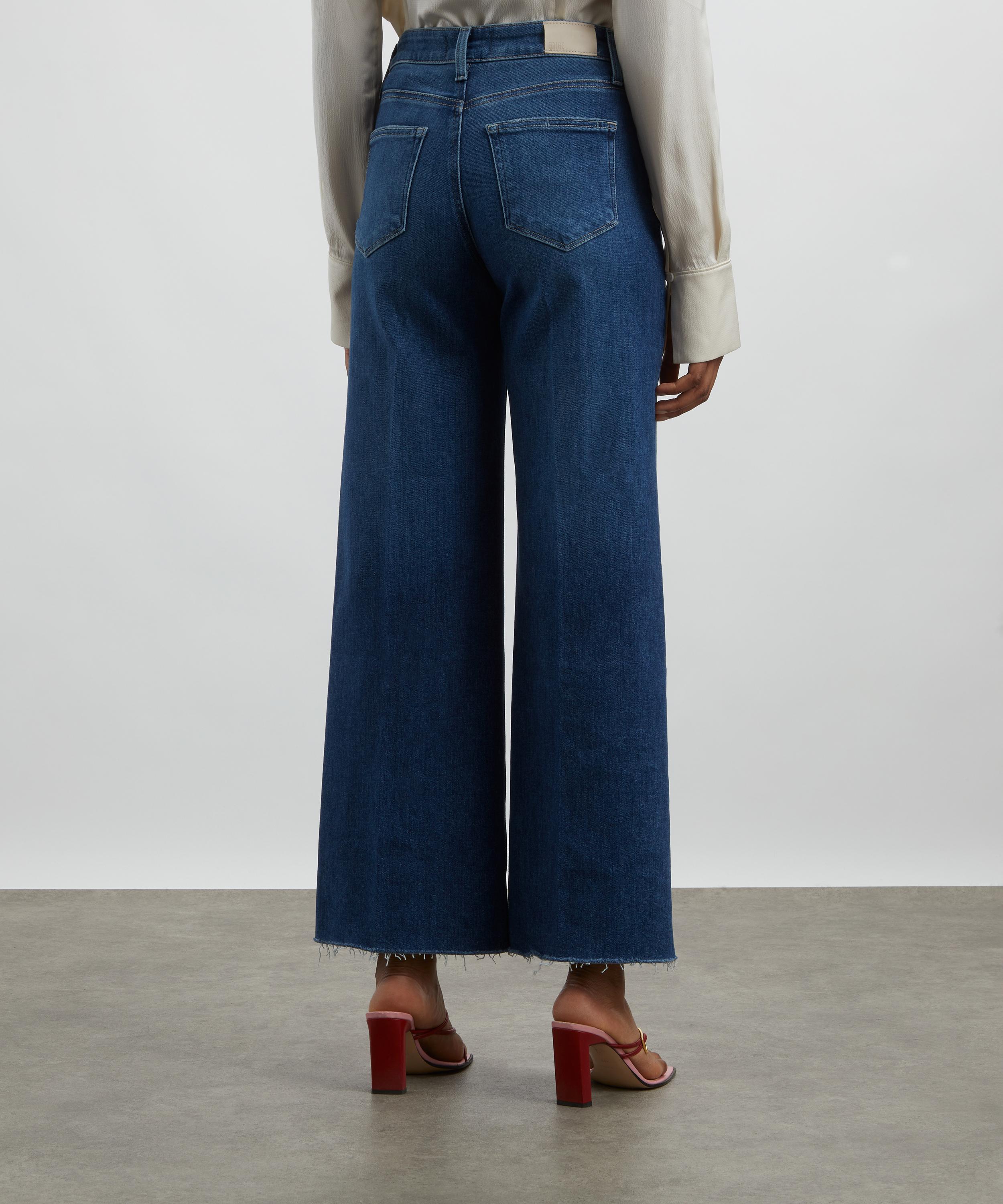 Paige - Anessa Wide Leg Jeans in Arpeggio image number 3