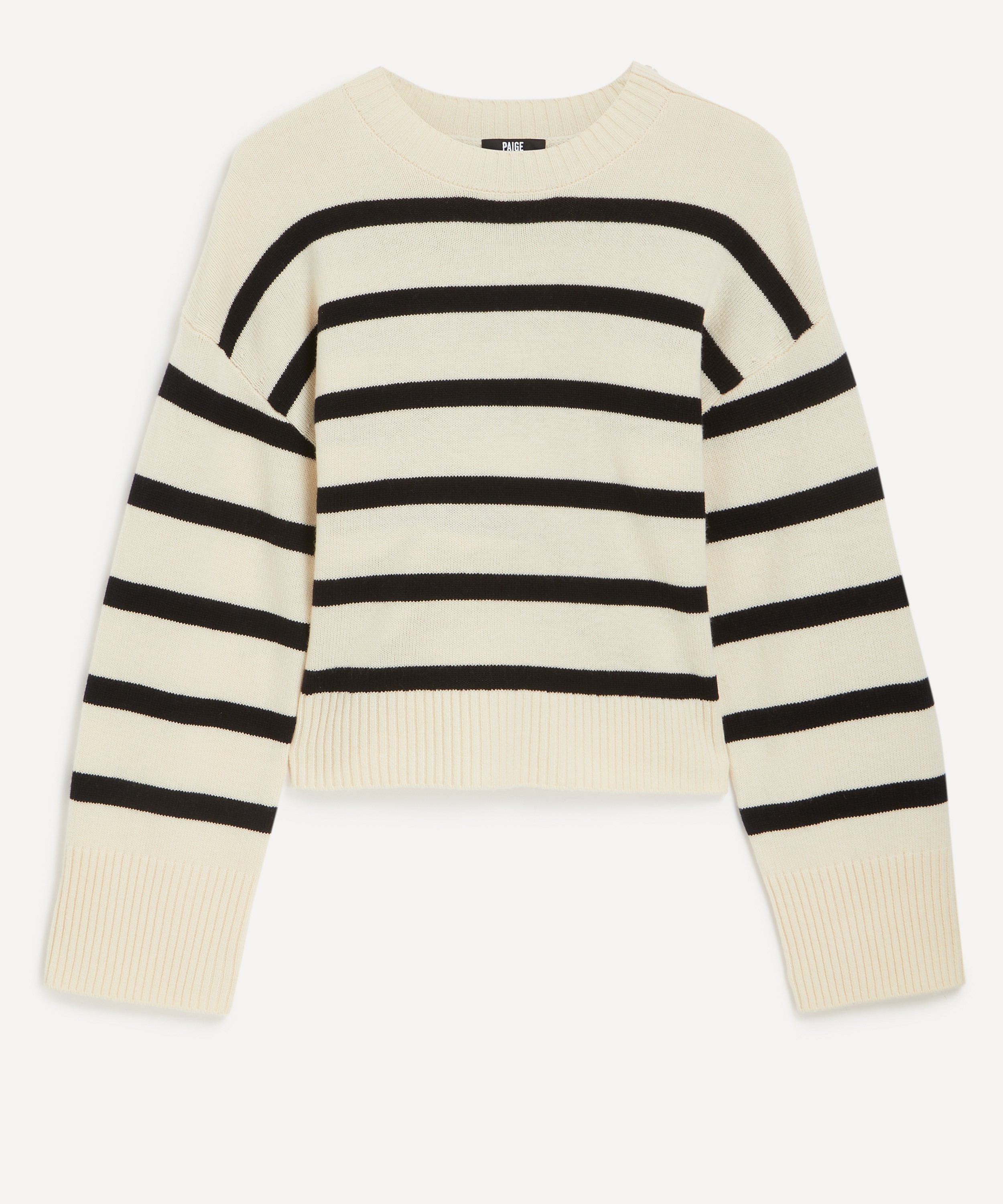 Paige - Zofia Striped Wool-Blend Jumper  image number 0