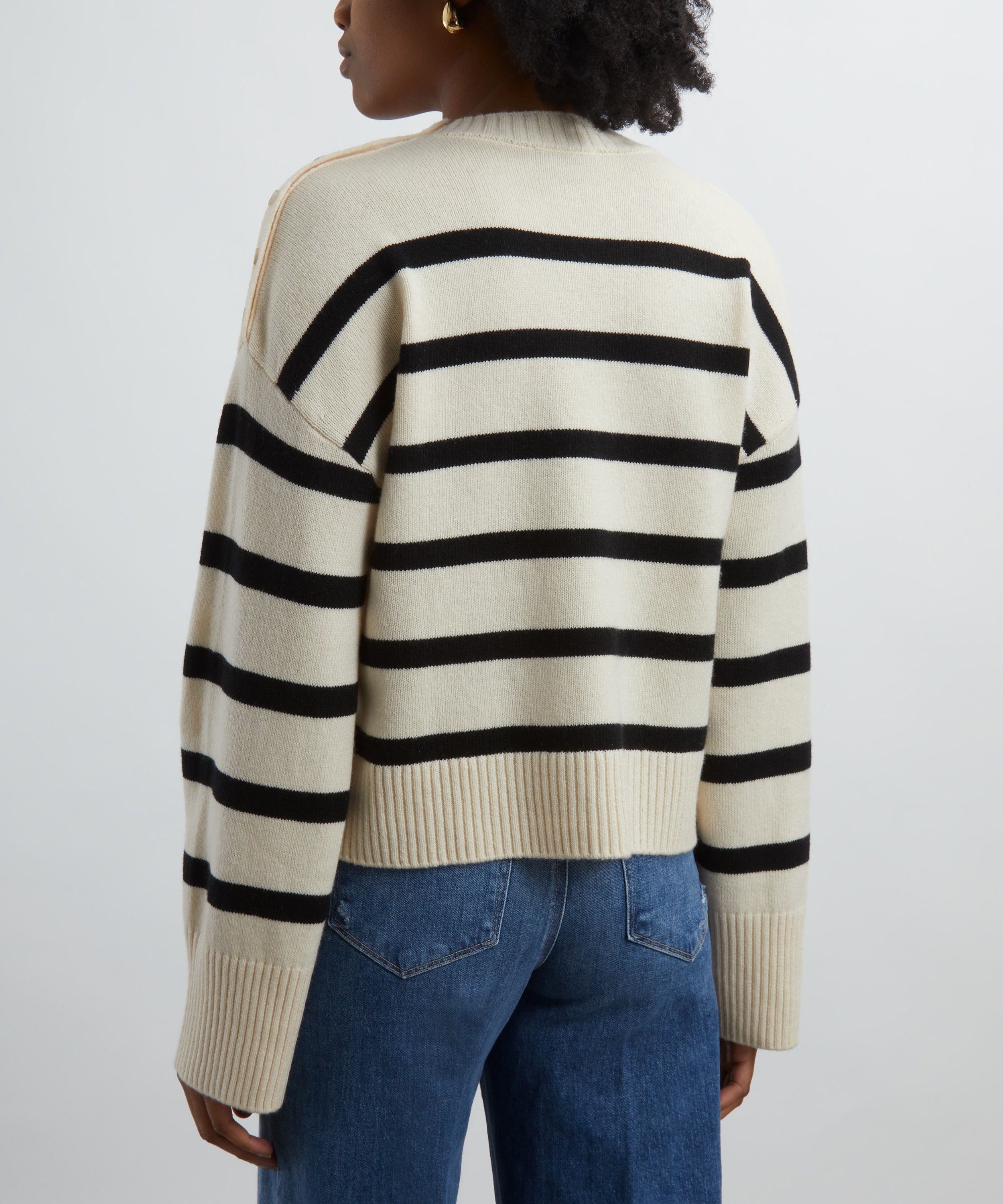 Paige - Zofia Striped Wool-Blend Jumper  image number 3